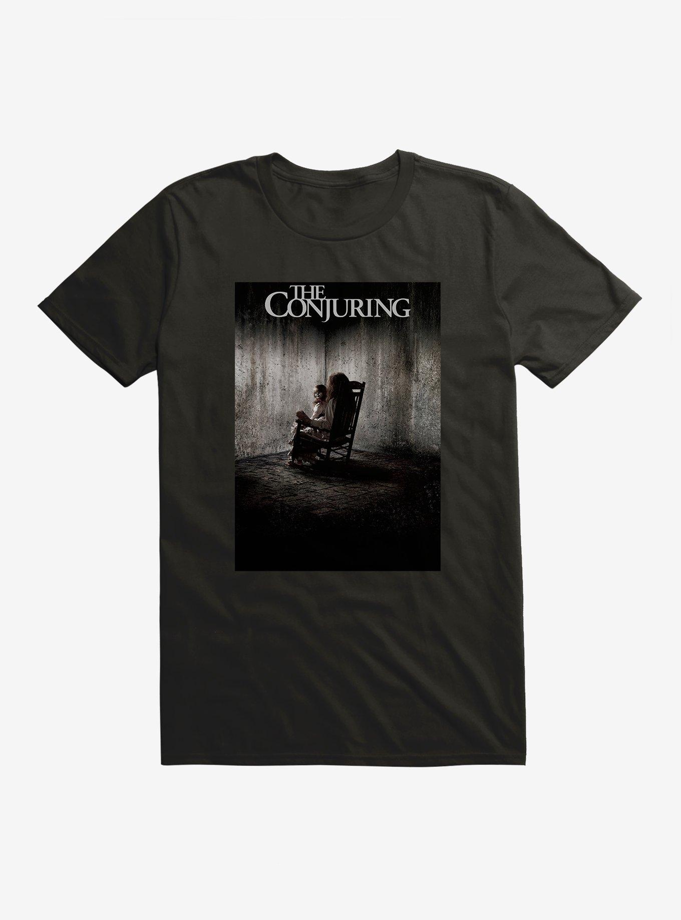 The Conjuring Movie Poster T-Shirt, BLACK, hi-res