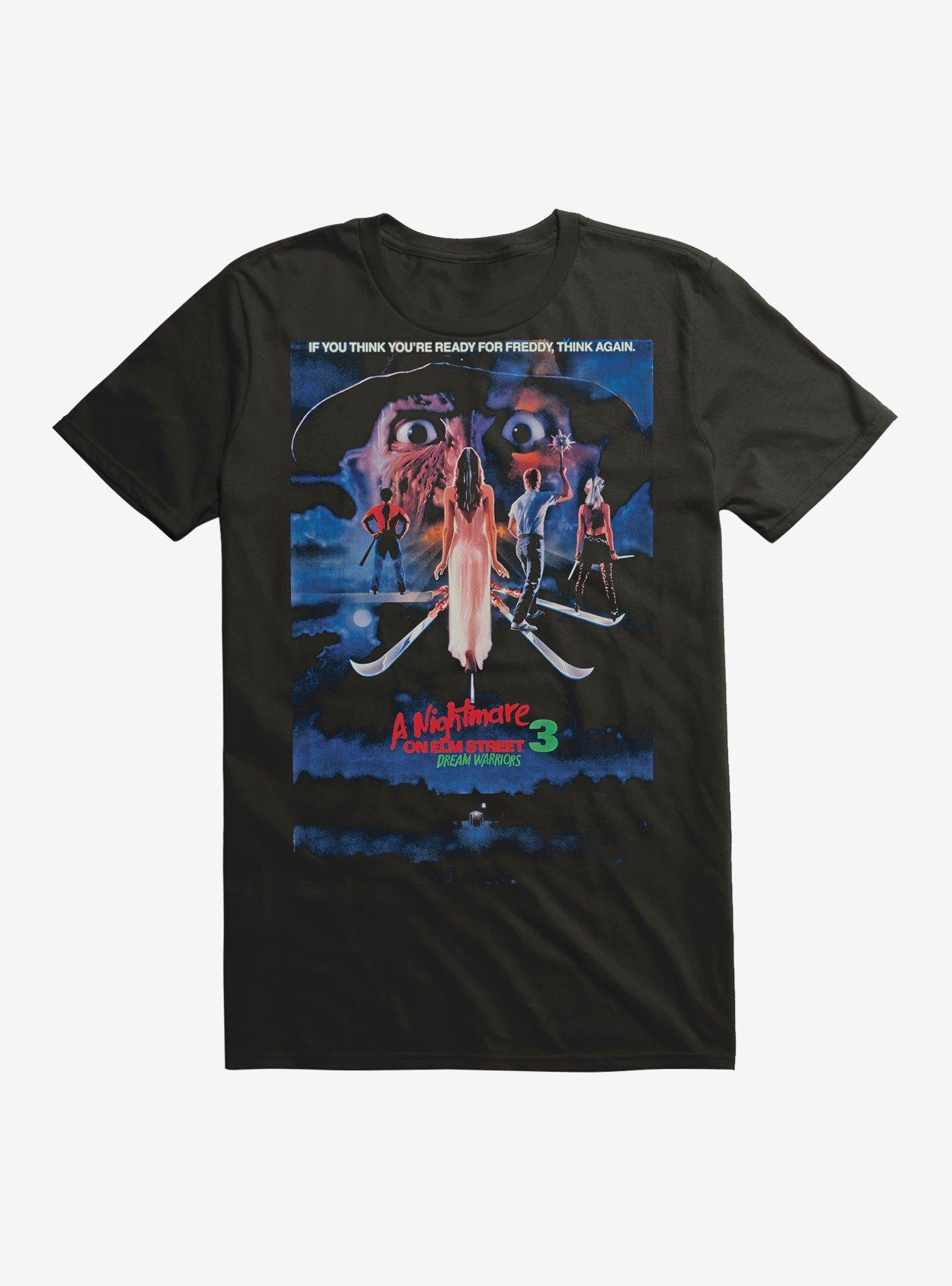 A Nightmare On Elm Street 3: Dream Warriors Poster T-Shirt, , hi-res