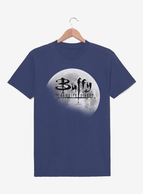 Buffy The Vampire Slayer Buffy Moon T-Shirt - BLUE | BoxLunch