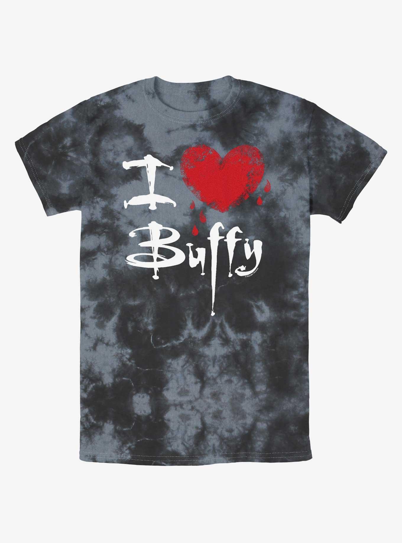 Buffy The Vampire Slayer Love Buffy Tie-Dye T-Shirt, , hi-res