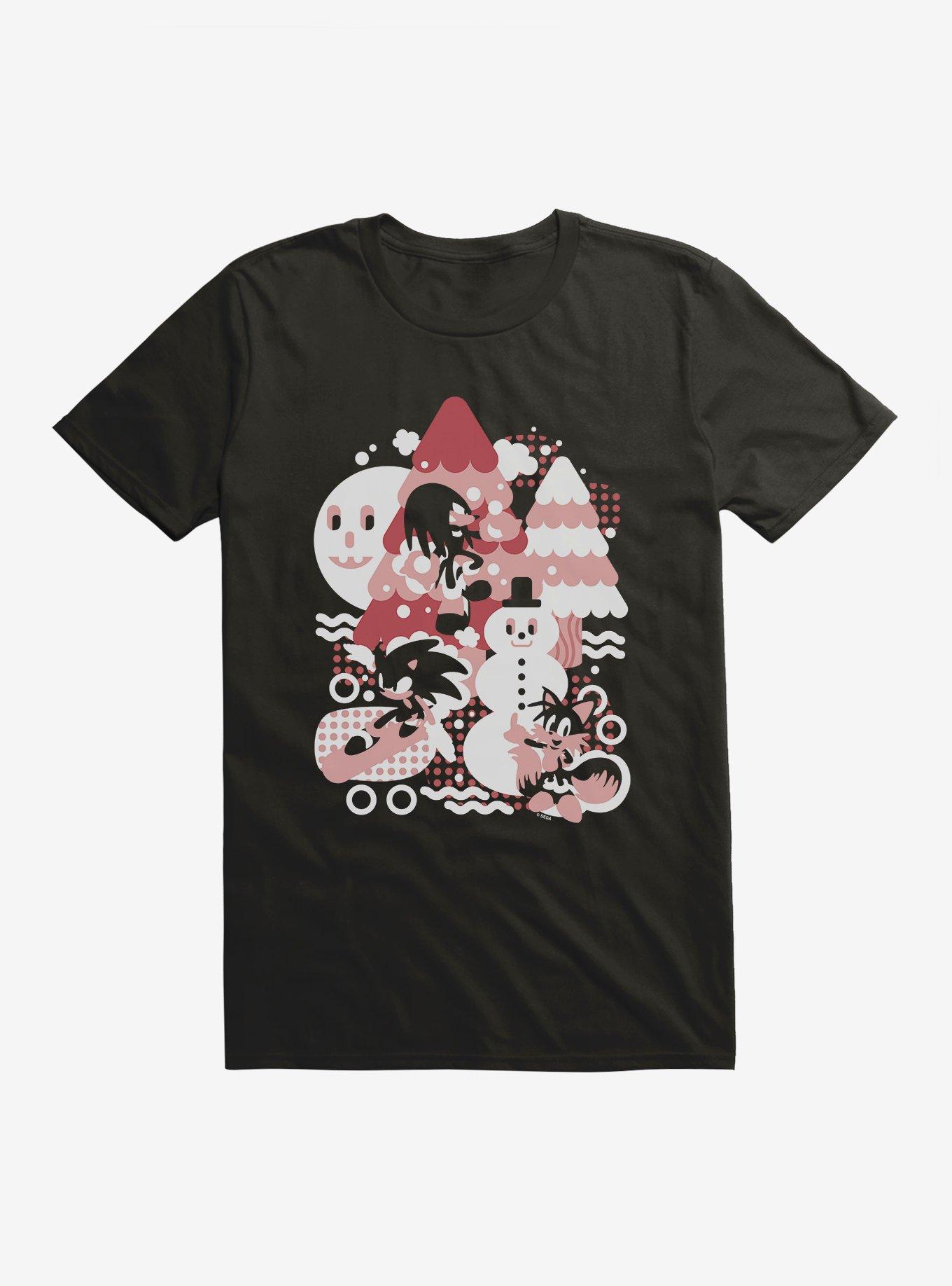 Sonic The Hedgehog Winter Snow Friends T-Shirt, , hi-res