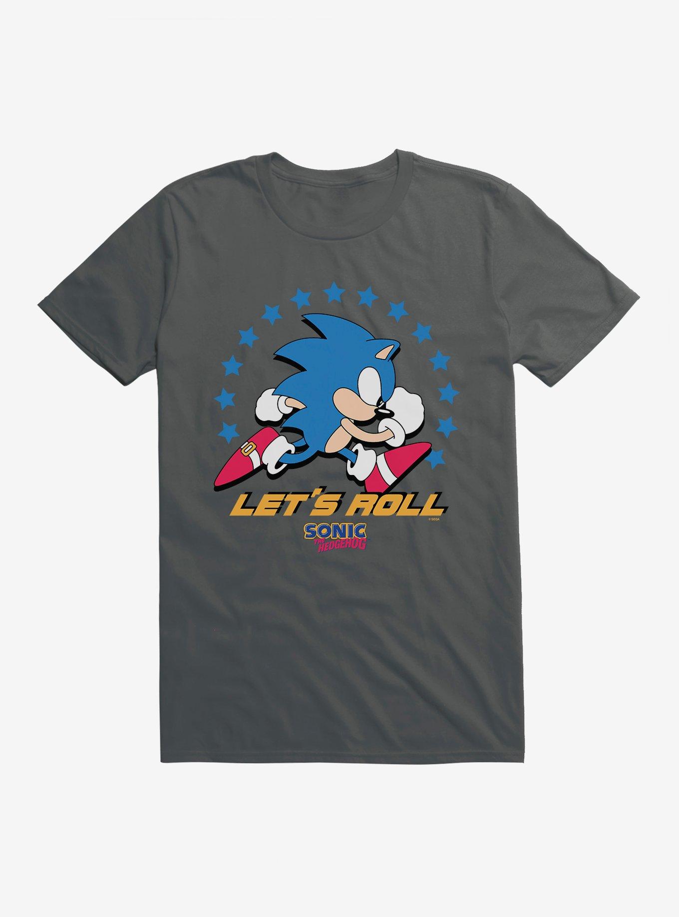 Sonic The Hedge Hog Let's Roll T-Shirt, , hi-res