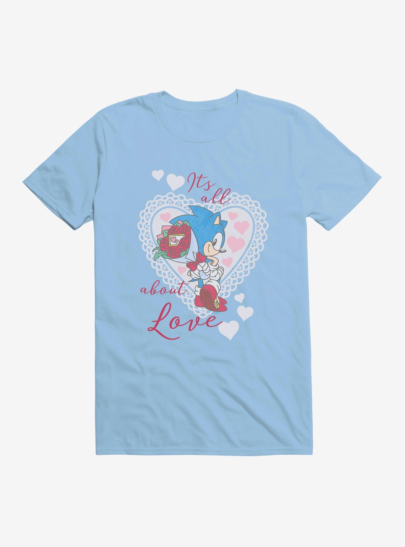 Sonic The Hedgehog It's All About Love T-Shirt, , hi-res