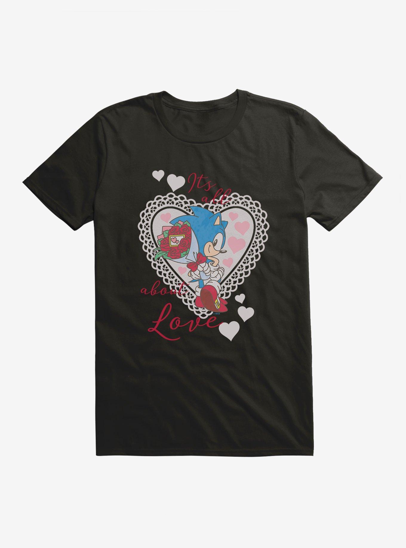 Sonic The Hedgehog It's All About Love T-Shirt, , hi-res