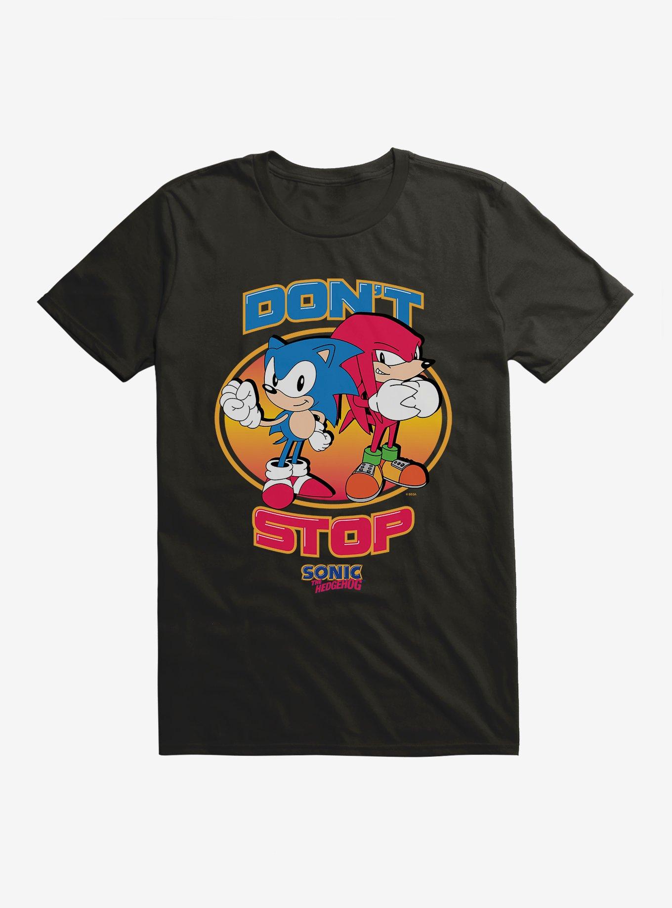 Sonic The Hedge Hog Don't Stop T-Shirt, , hi-res