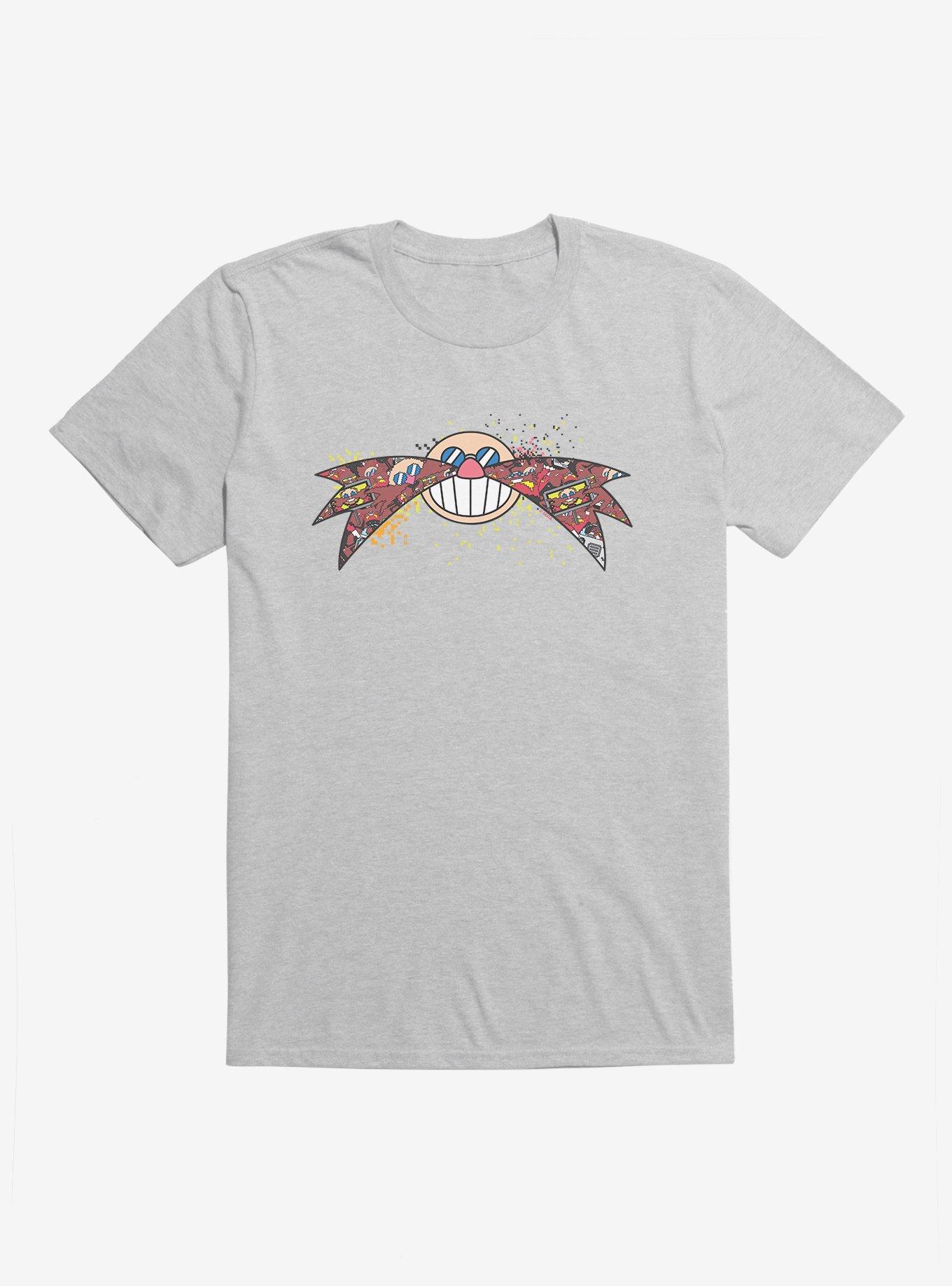 Sonic The Hedgehog Dr. Eggman Pixel Profile T-Shirt, , hi-res