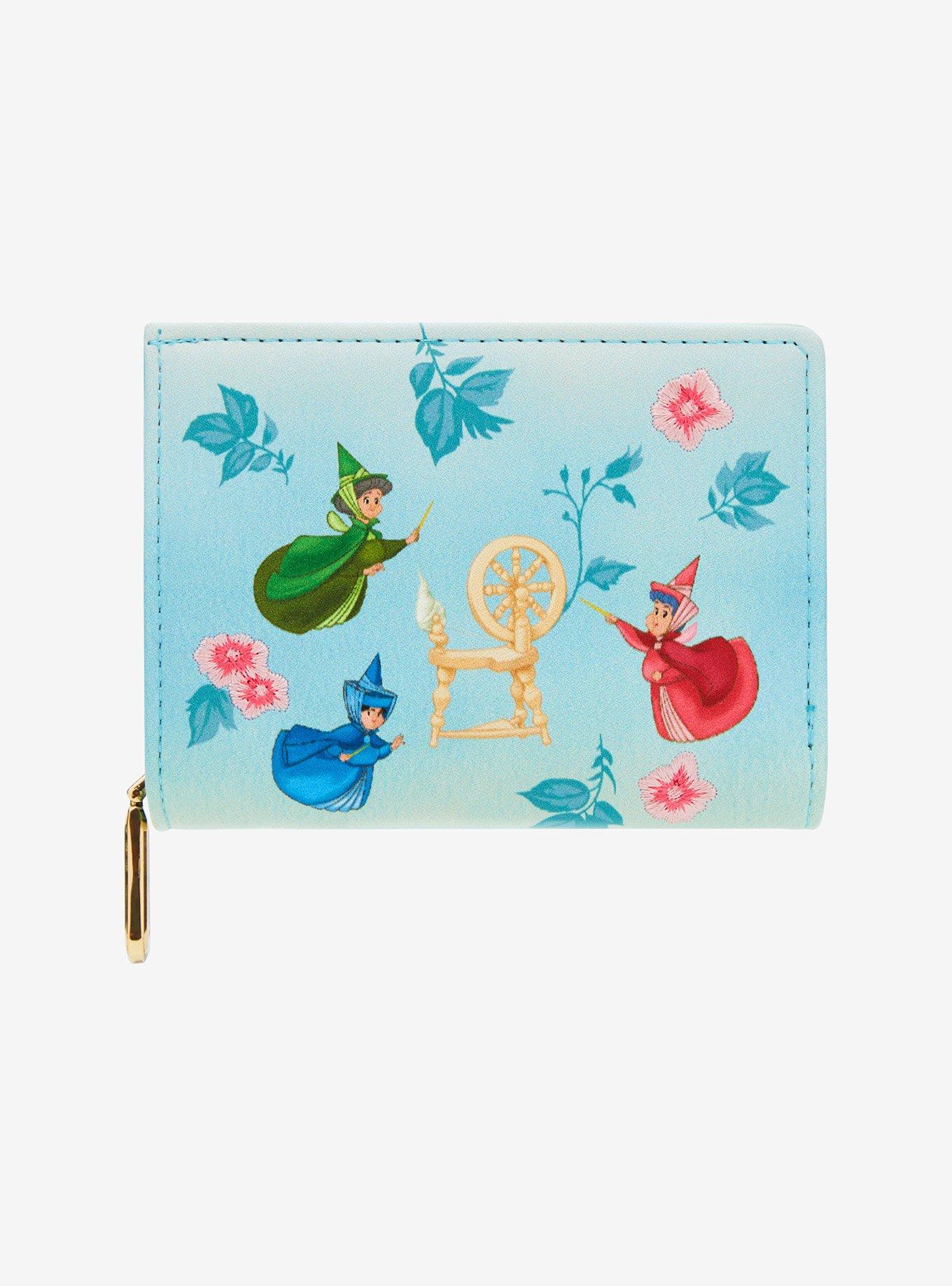 Our Universe Sleeping Beauty Flora Fauna And Merryweather Wallet, , hi-res