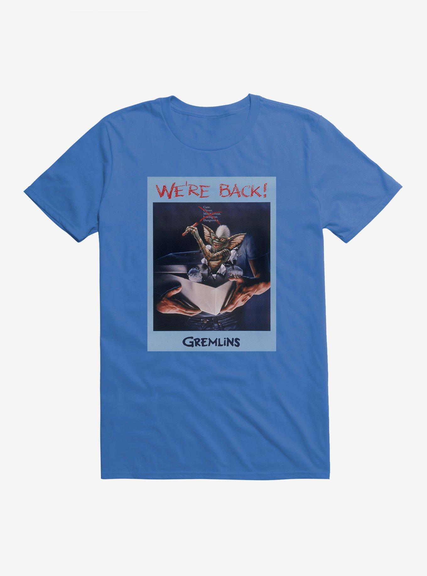 Gremlins Stripe We're Back Polaroid T-Shirt