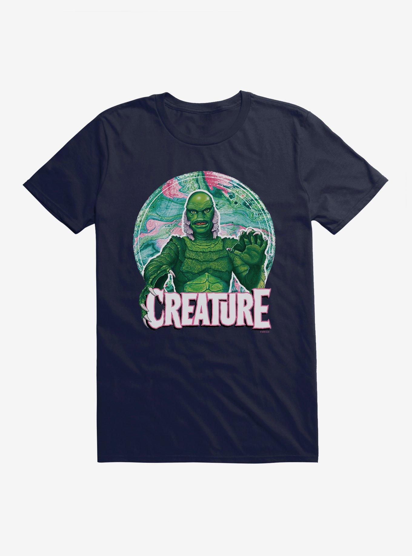 Creature From The Black Lagoon Friendly Creature T-Shirt, NAVY, hi-res