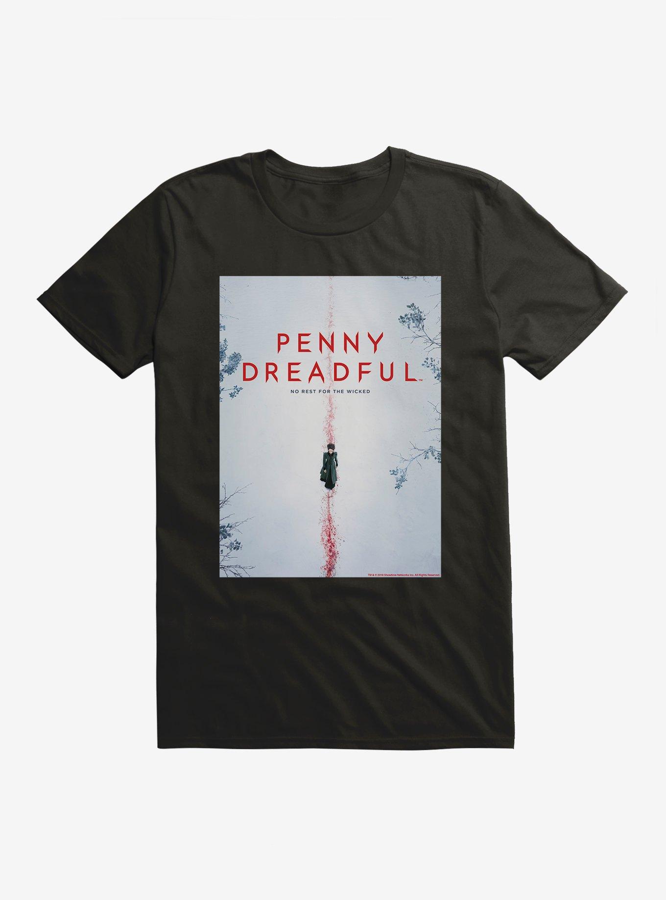 Penny Dreadful Snow T-Shirt, BLACK, hi-res