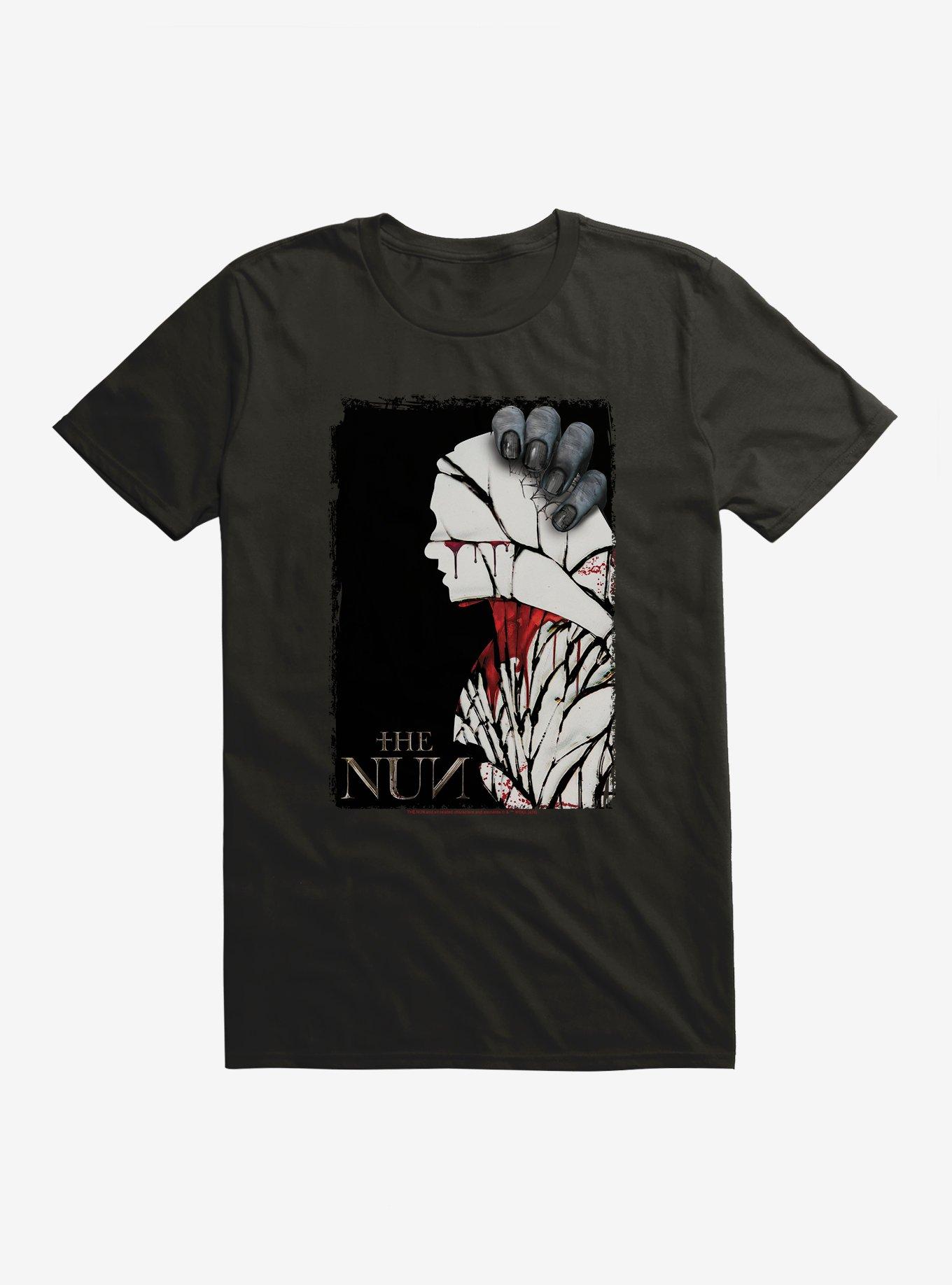 The Nun Movie Poster T-Shirt, BLACK, hi-res