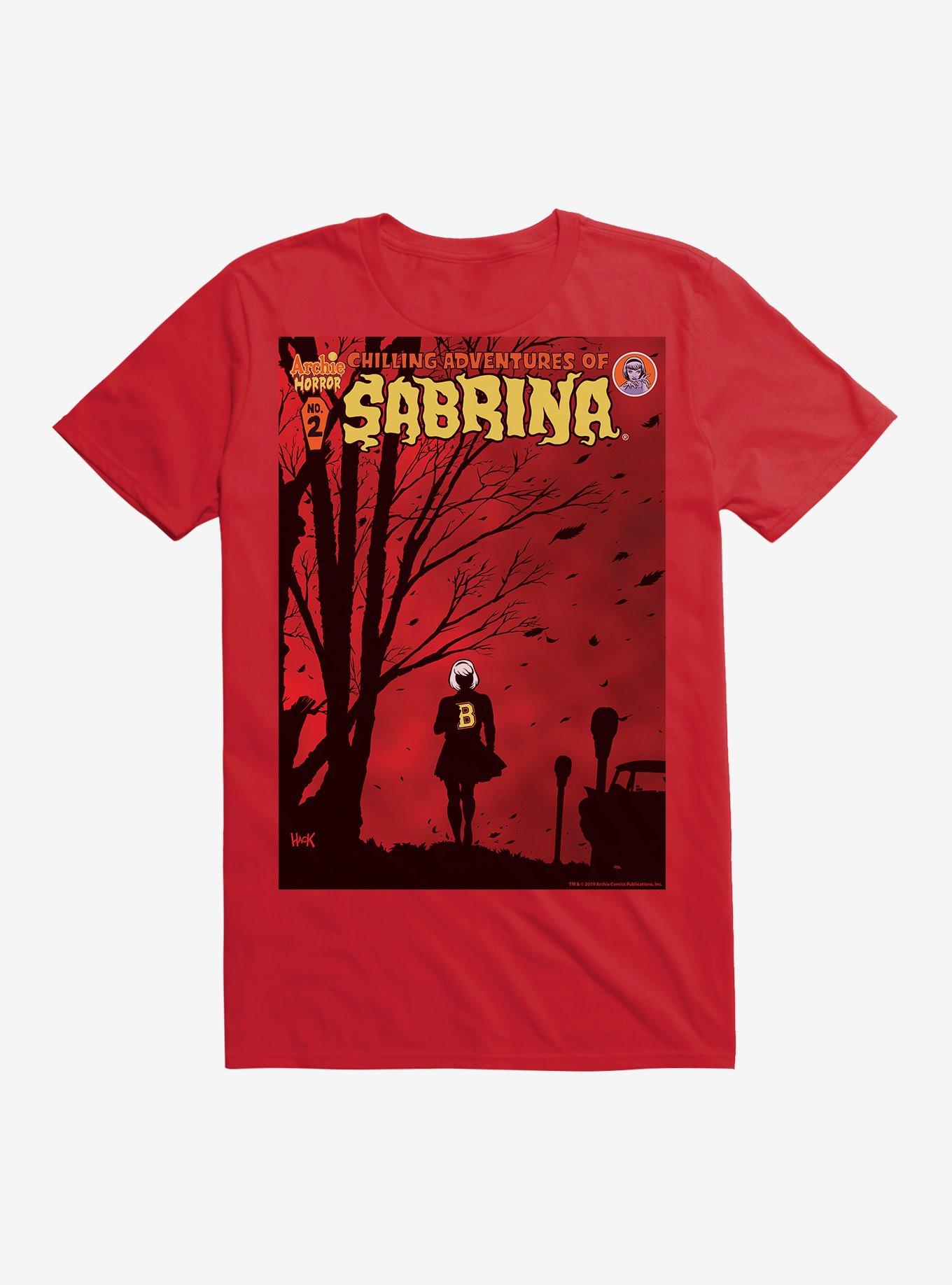 Chilling Adventures of Sabrina Windy Poster T-Shirt, , hi-res