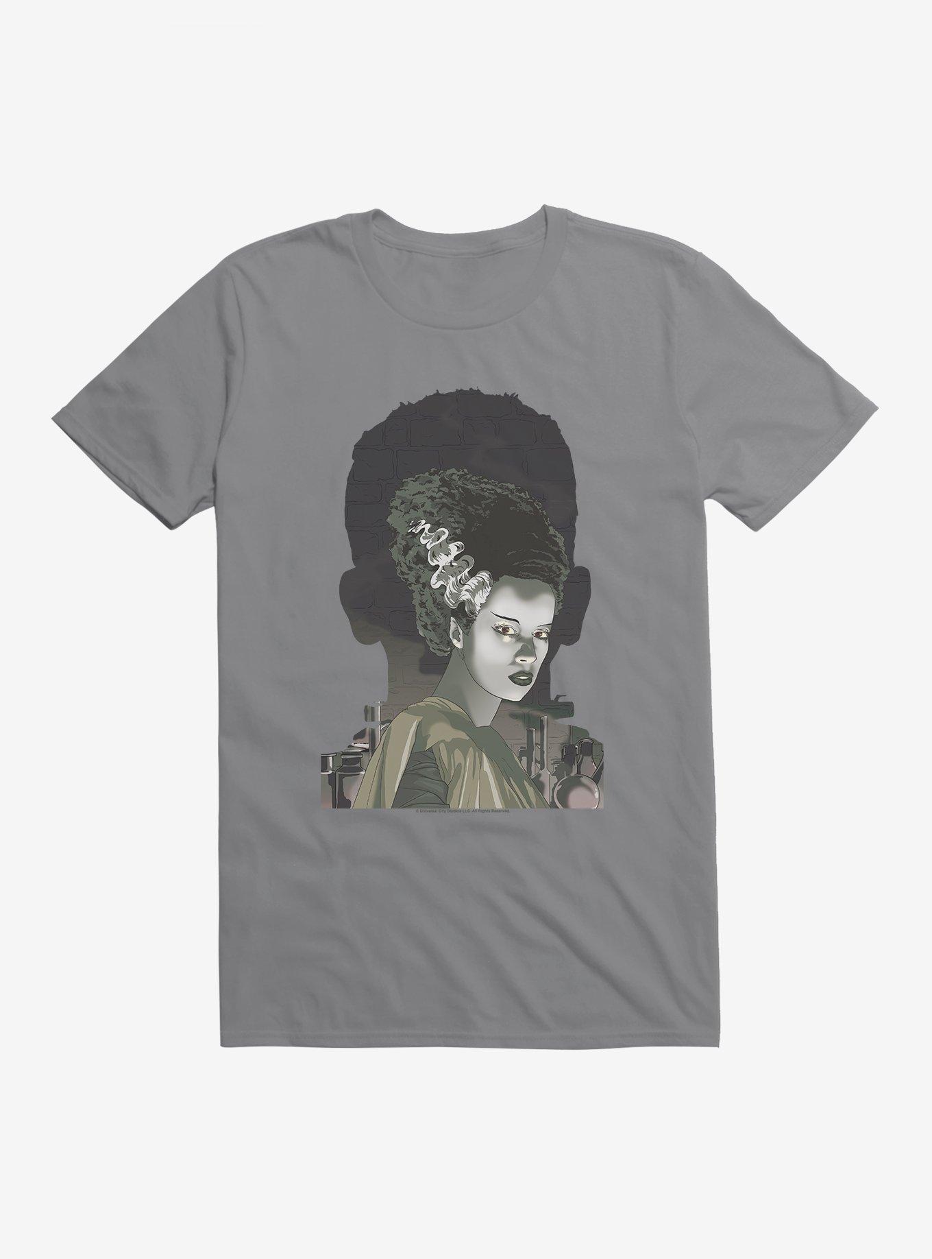 Universal Monsters Bride Of Frankenstein Shadows T-Shirt, , hi-res