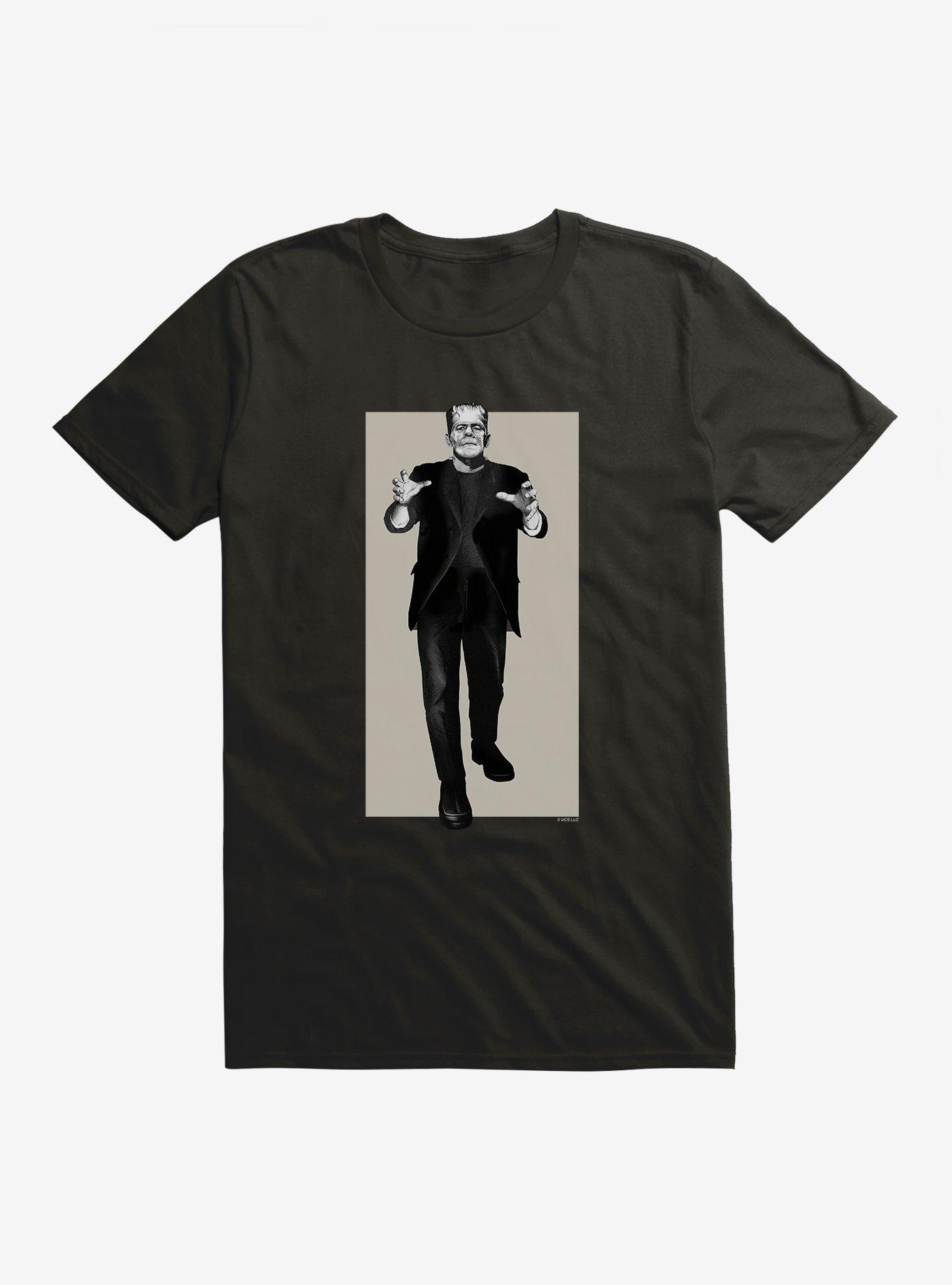 Universal Monsters Frankenstein Full Body Portrait T-Shirt, BLACK, hi-res