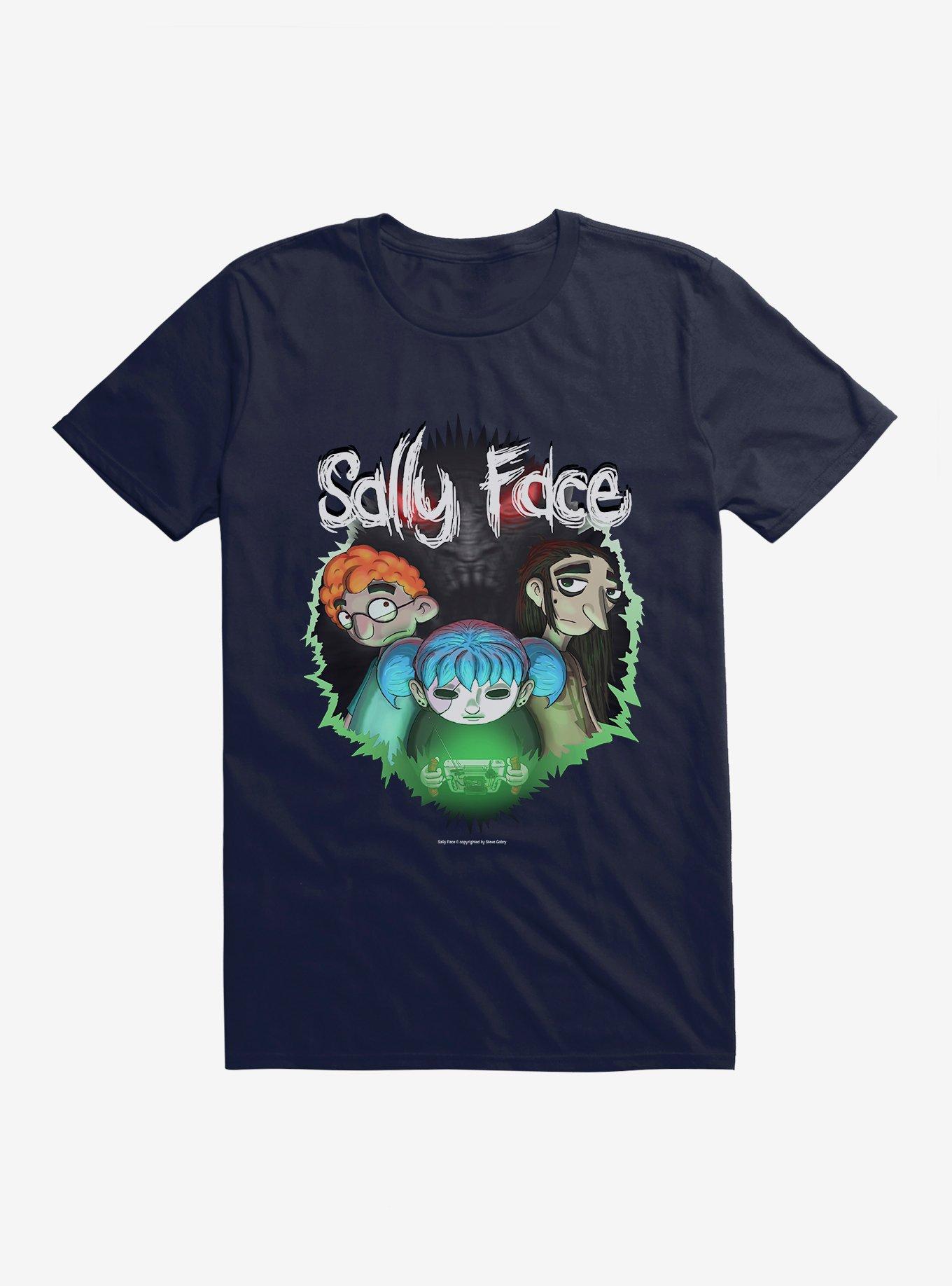 Sally Face Episode Two: The Wretched T-Shirt, NAVY, hi-res
