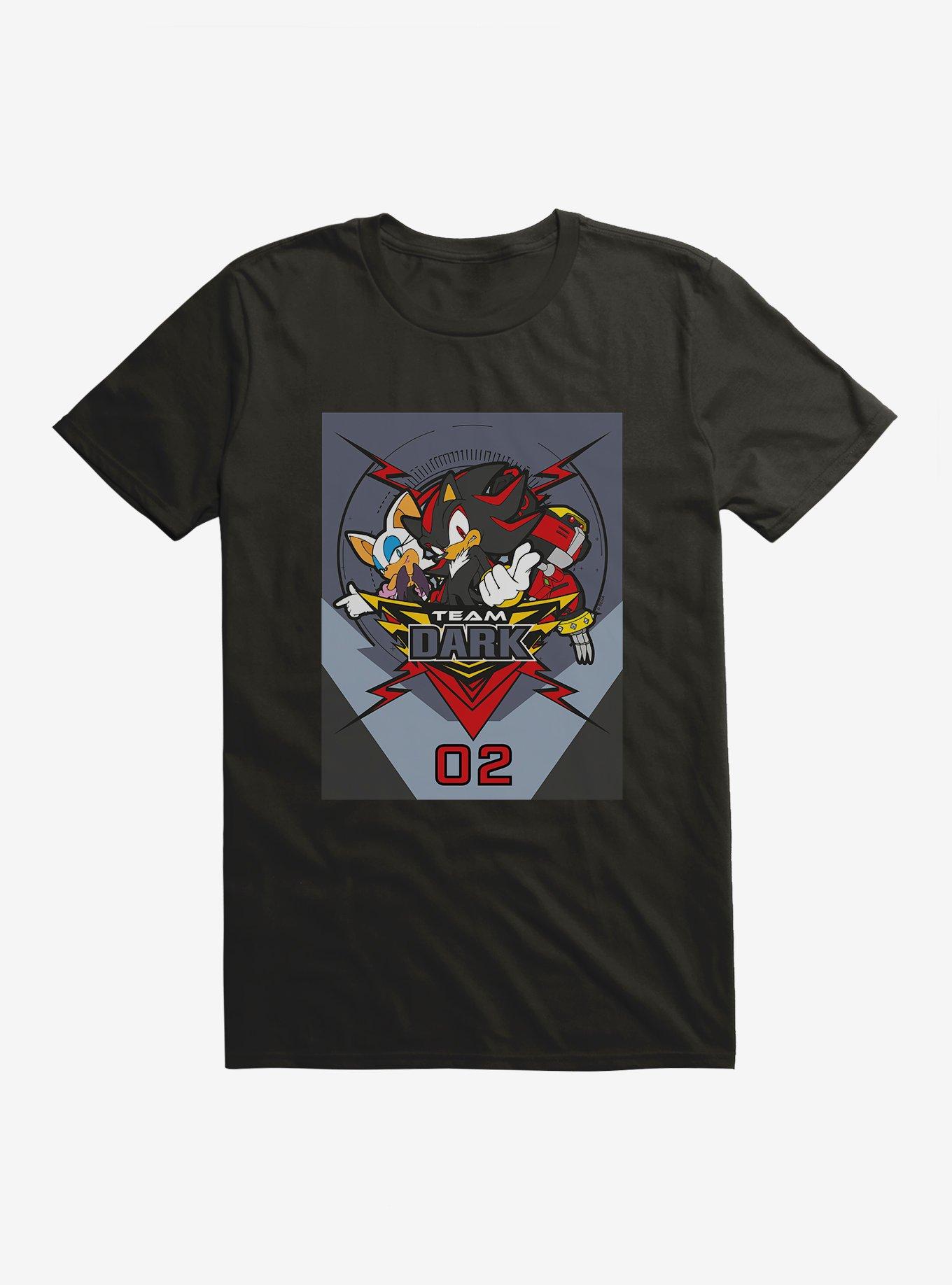 Sonic The Hedgehog Team Sonic Racing 2019 Team Dark T-Shirt, , hi-res