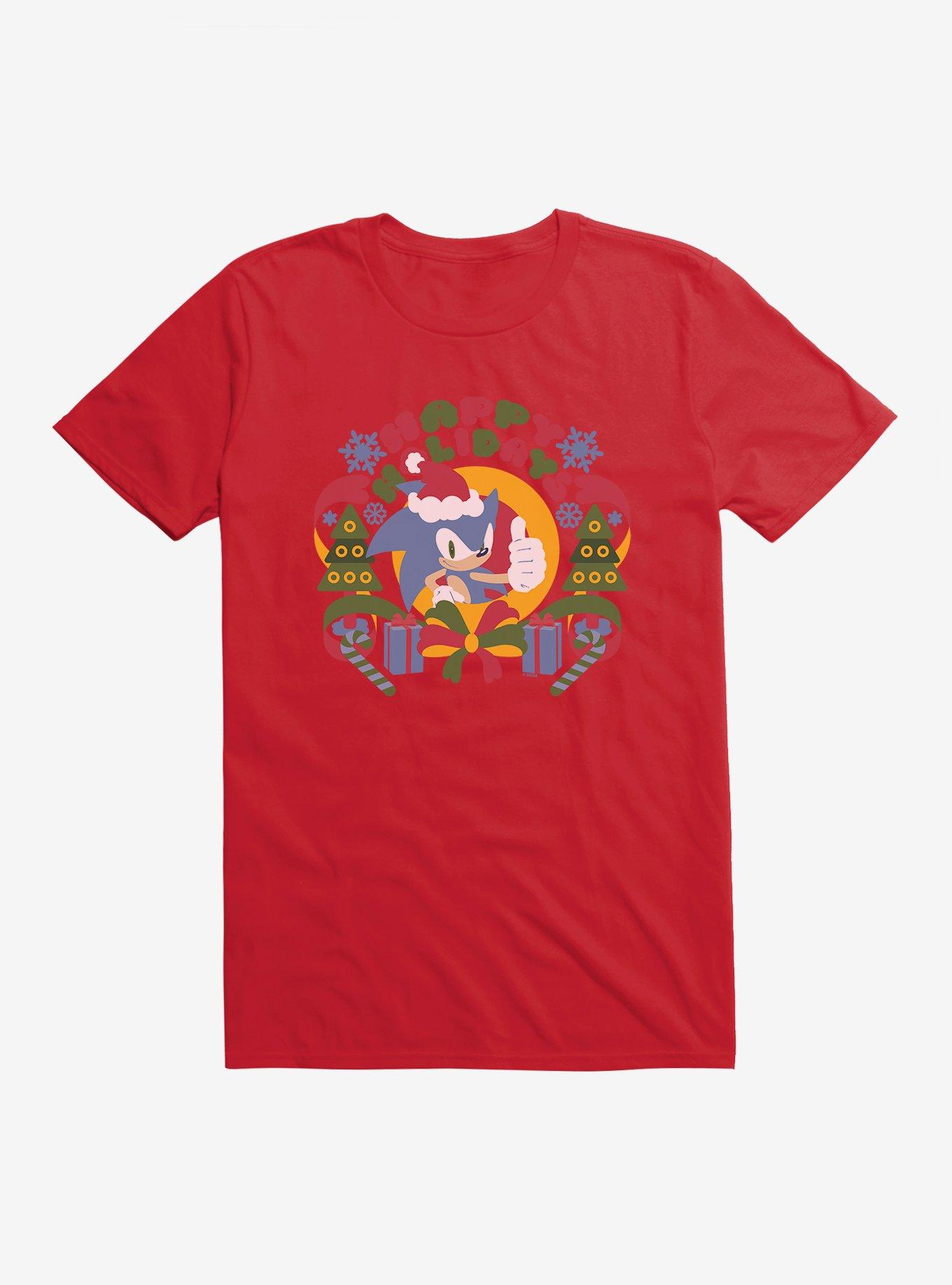 Sonic The Hedgehog Winter Sonic Claus T-Shirt