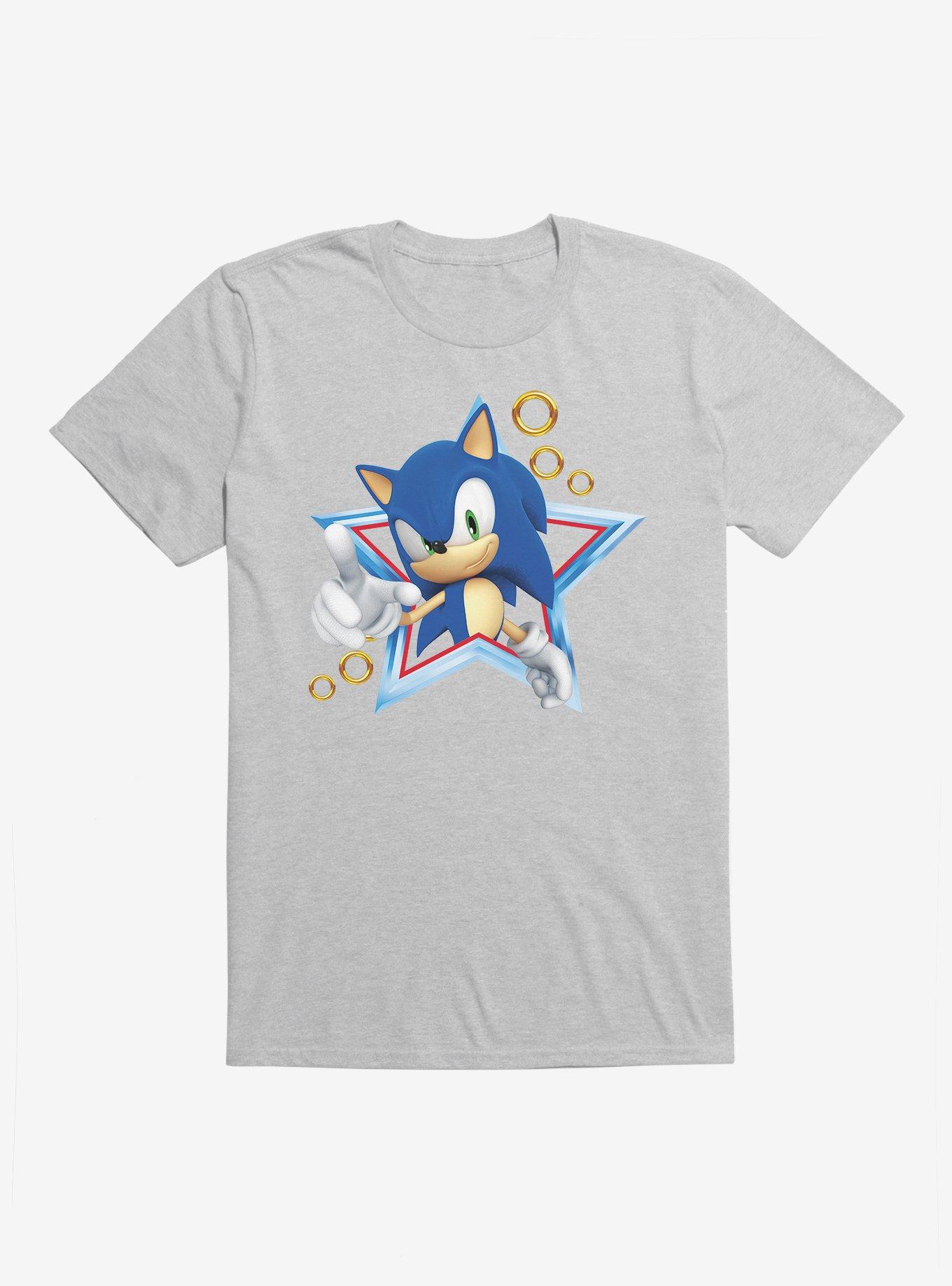 Sonic The Hedgehog 3-D Sonic Star T-Shirt, , hi-res