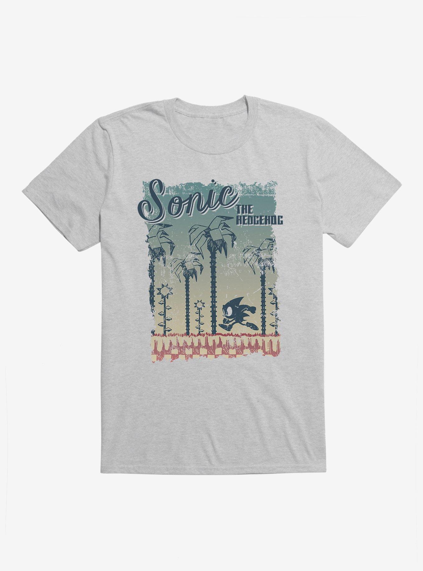 Sonic The Hedgehog Bohemian Sonic Run Scenery T-Shirt