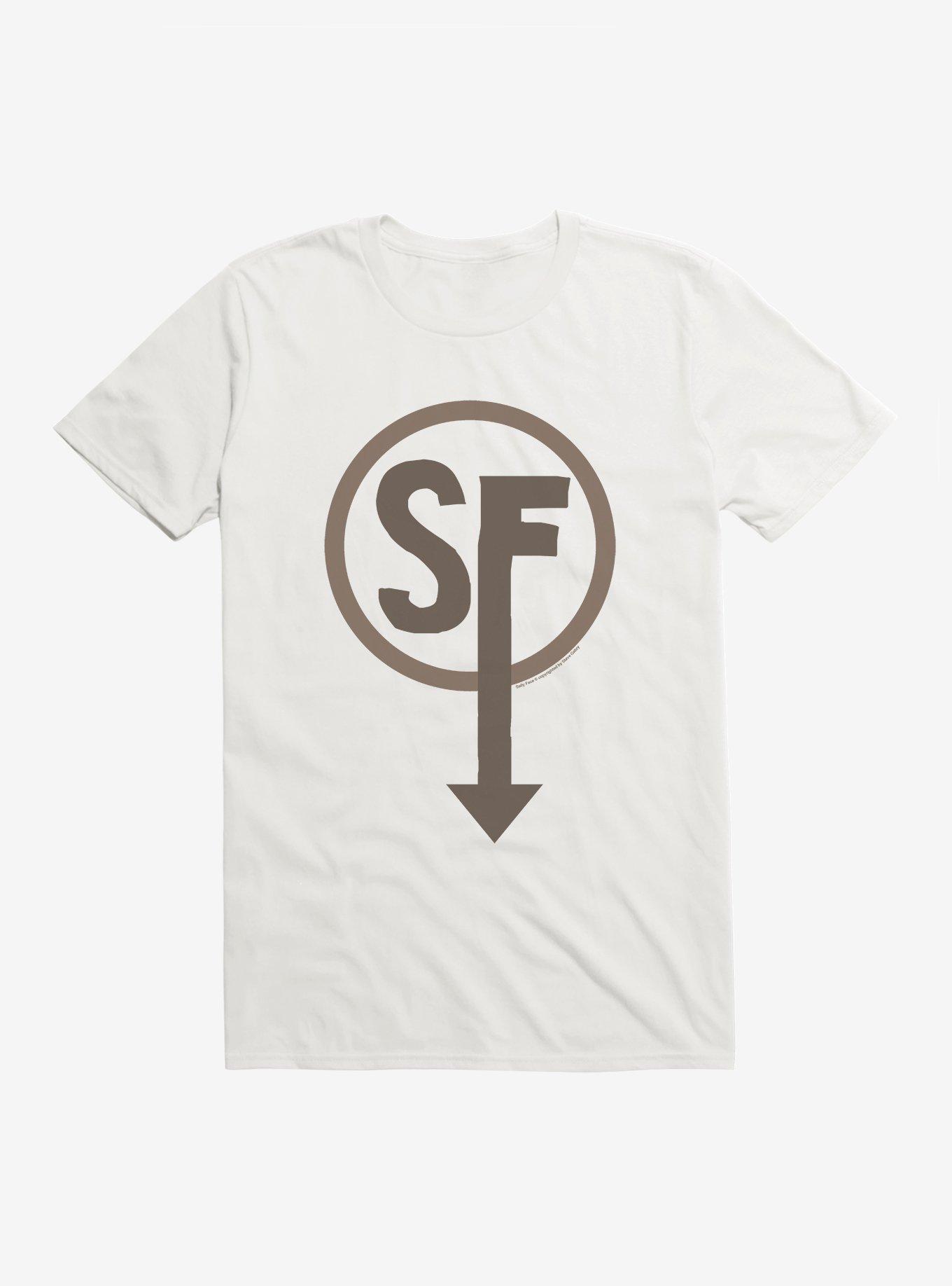 Sally Face Brown Sanity's Fall Larry T-Shirt, WHITE, hi-res