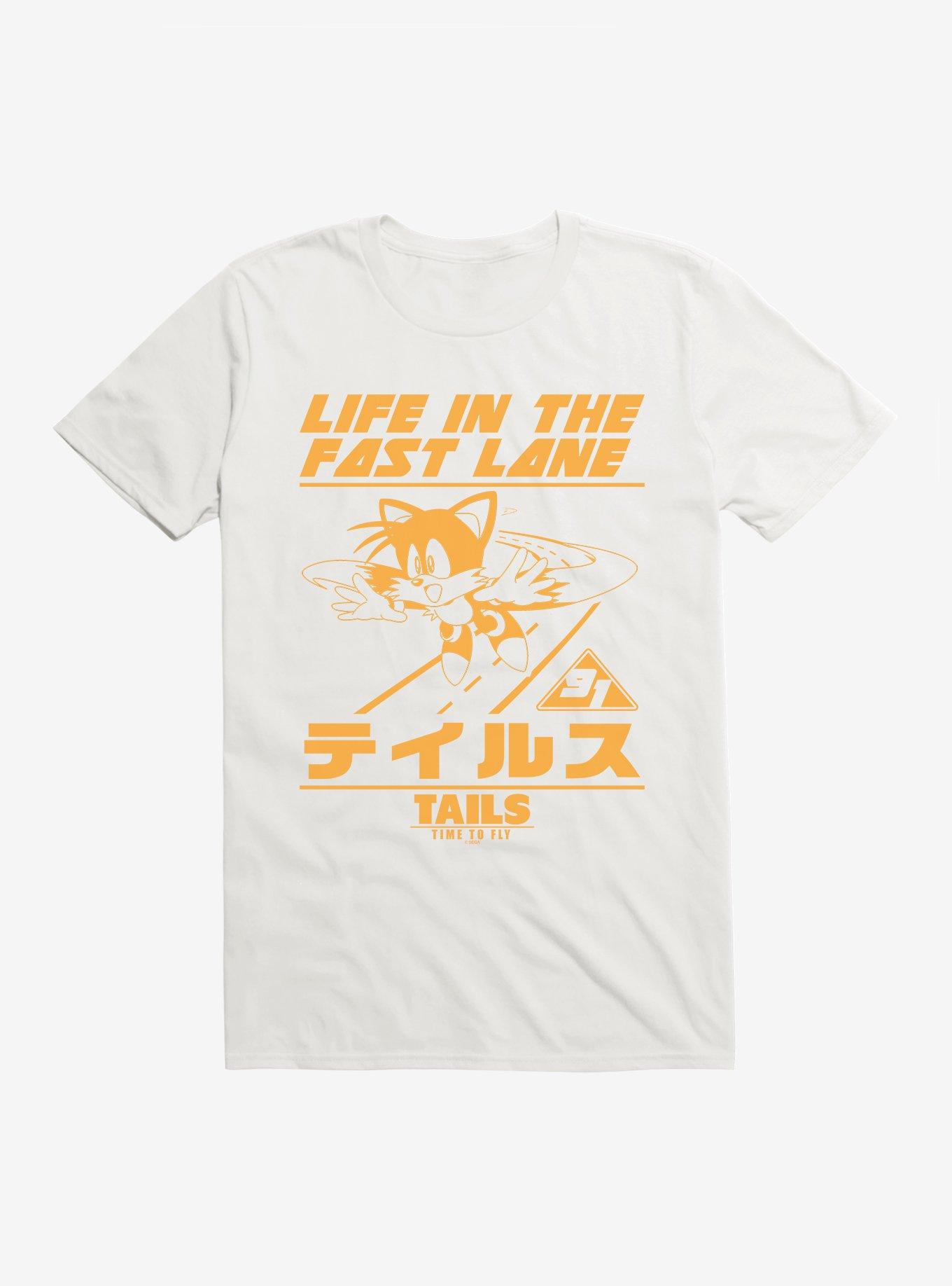 Sonic The Hedgehog Tails Living In The Fast Lane T-Shirt, , hi-res