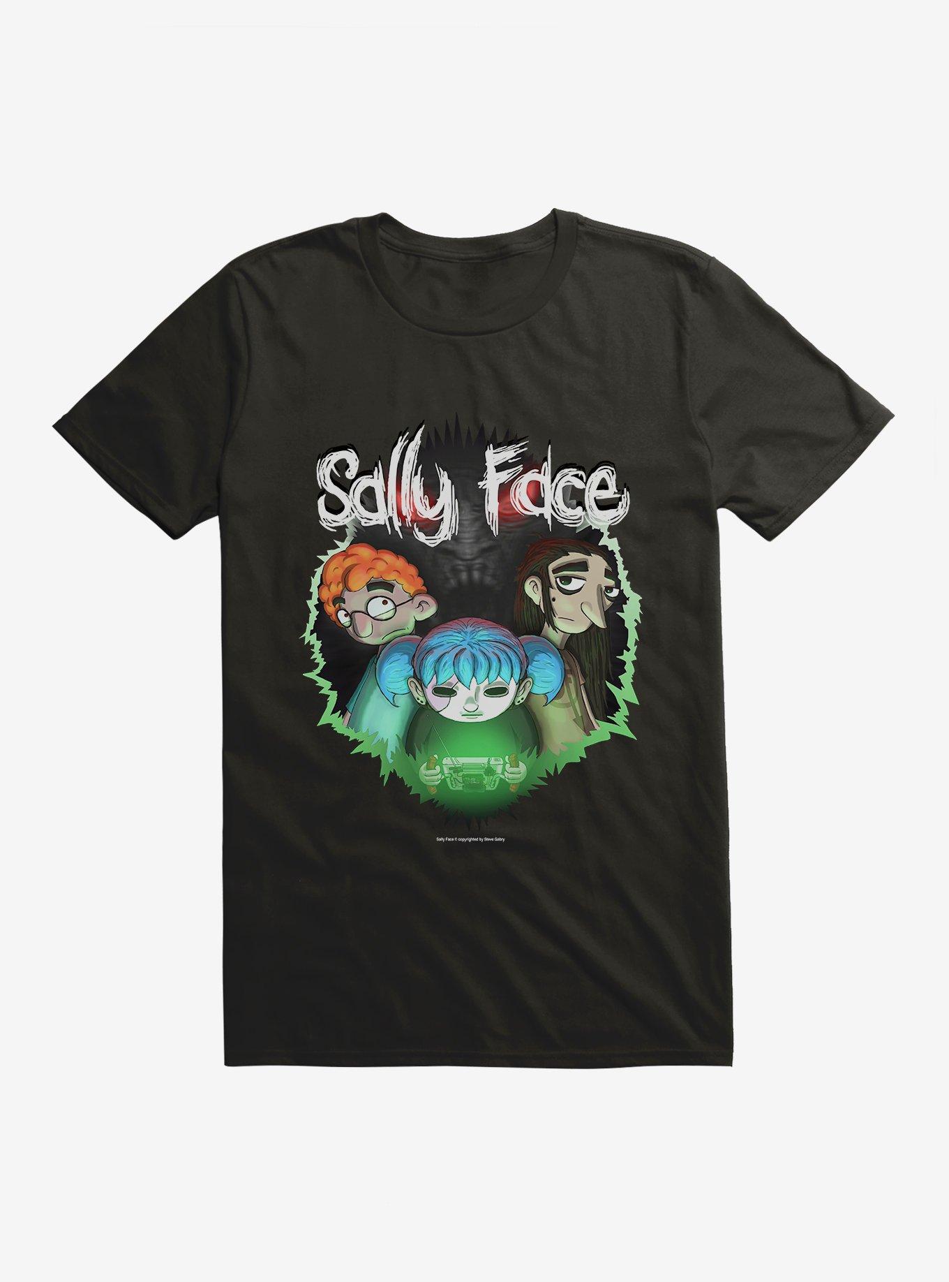 Sally Face Episode Two: The Wretched T-Shirt, BLACK, hi-res view 1