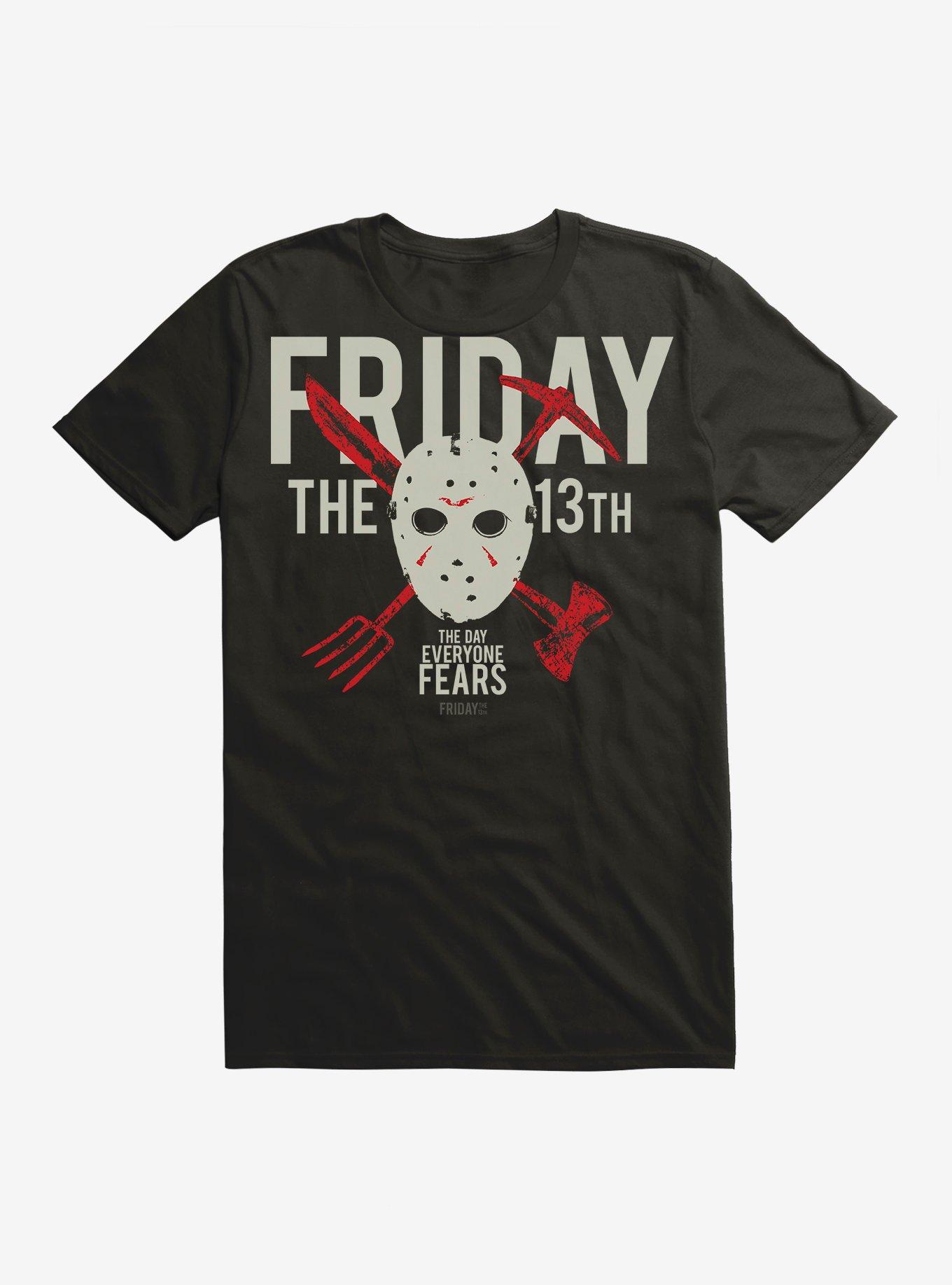 Friday the 13th Jason Mask T-Shirt, , hi-res