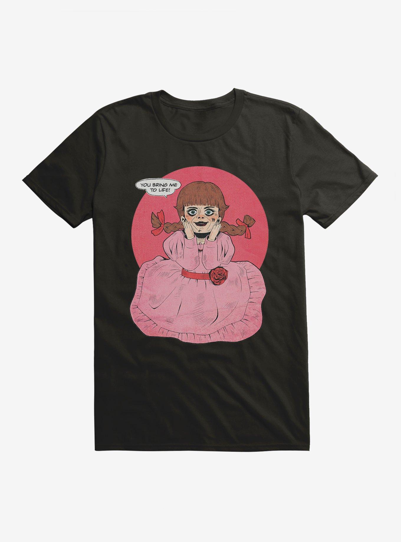 Annabelle You Bring Me To Life Quote T-Shirt, BLACK, hi-res