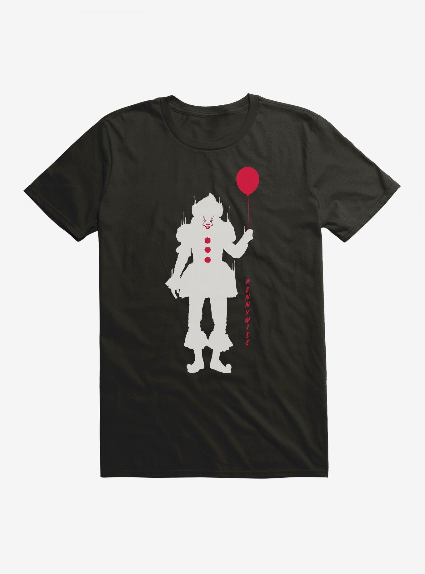 IT Chapter Two Pennywise With Balloon T-Shirt, BLACK, hi-res
