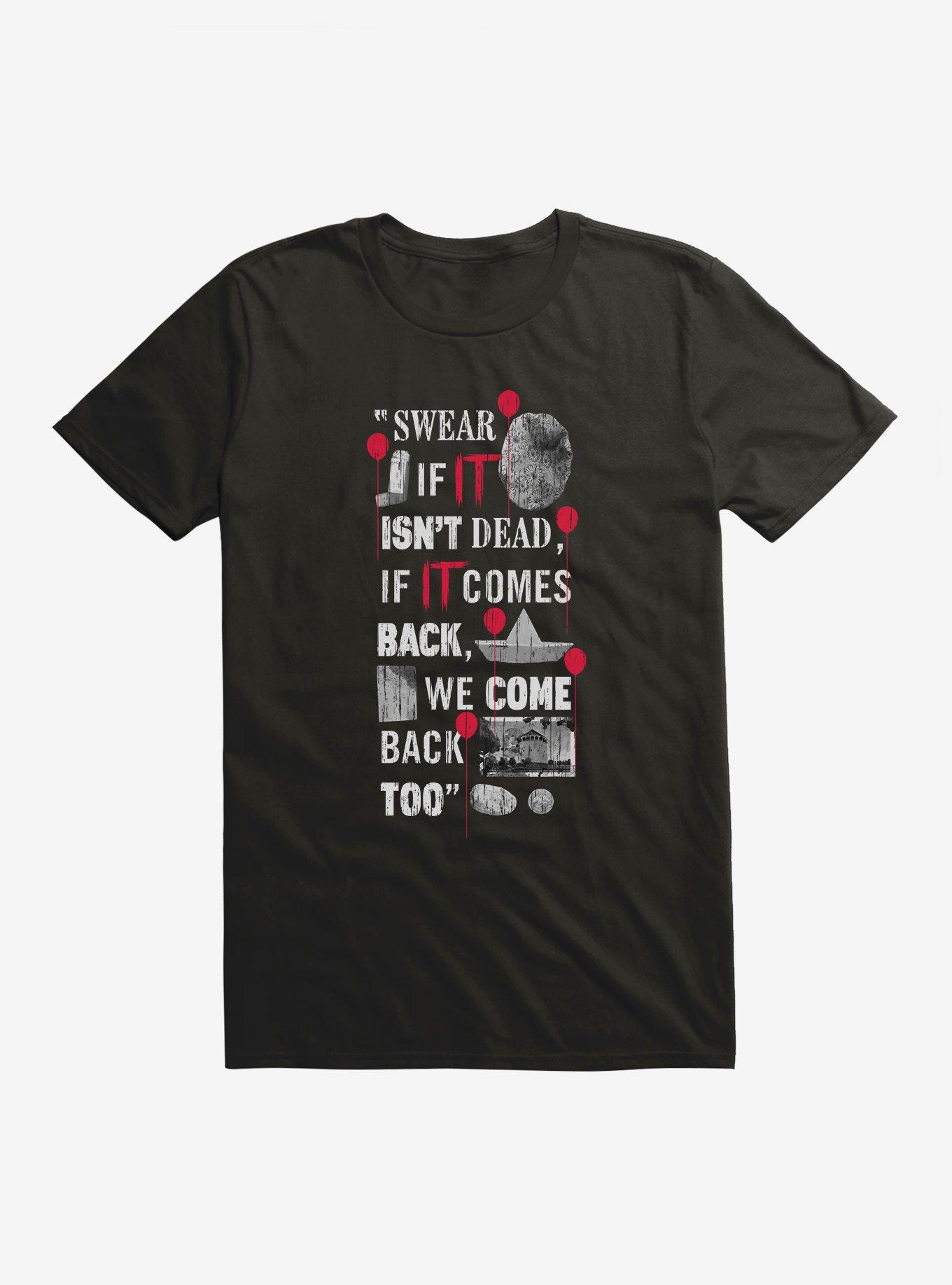 IT Chapter Two We Come Back Too Quote T-Shirt, , hi-res