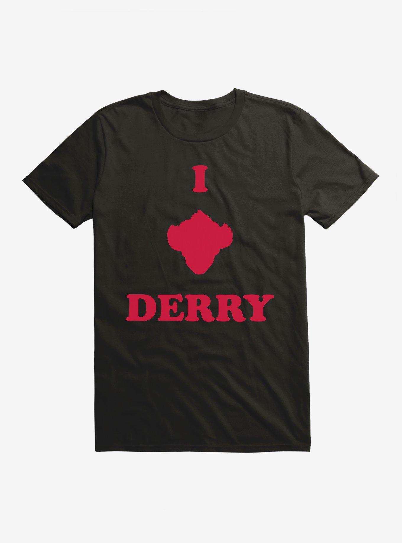 IT Chapter Two I Pennywise Derry Stack Script T-Shirt