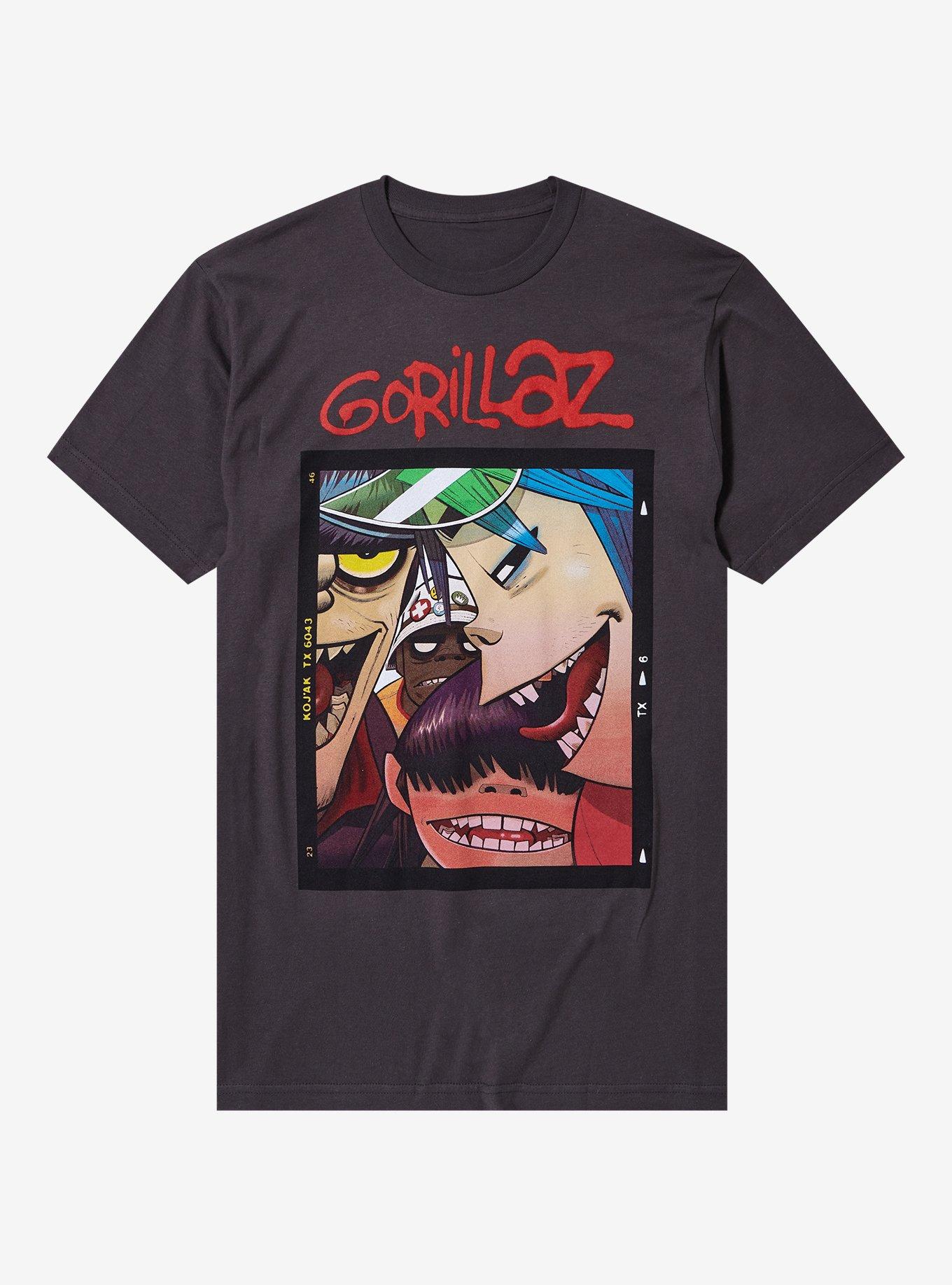 Gorillaz Photo Booth Group Portrait T-Shirt