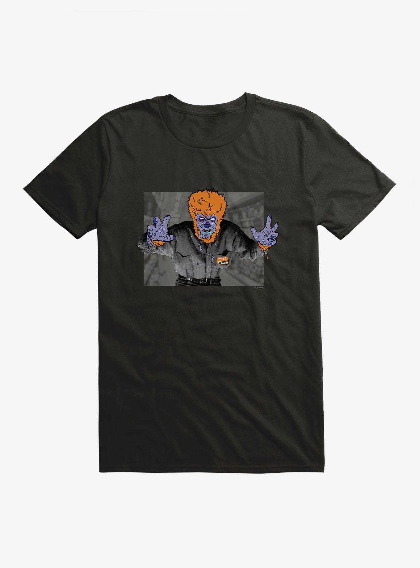 Universal Monsters The Wolf Man Drip Mash Up T-Shirt, , hi-res