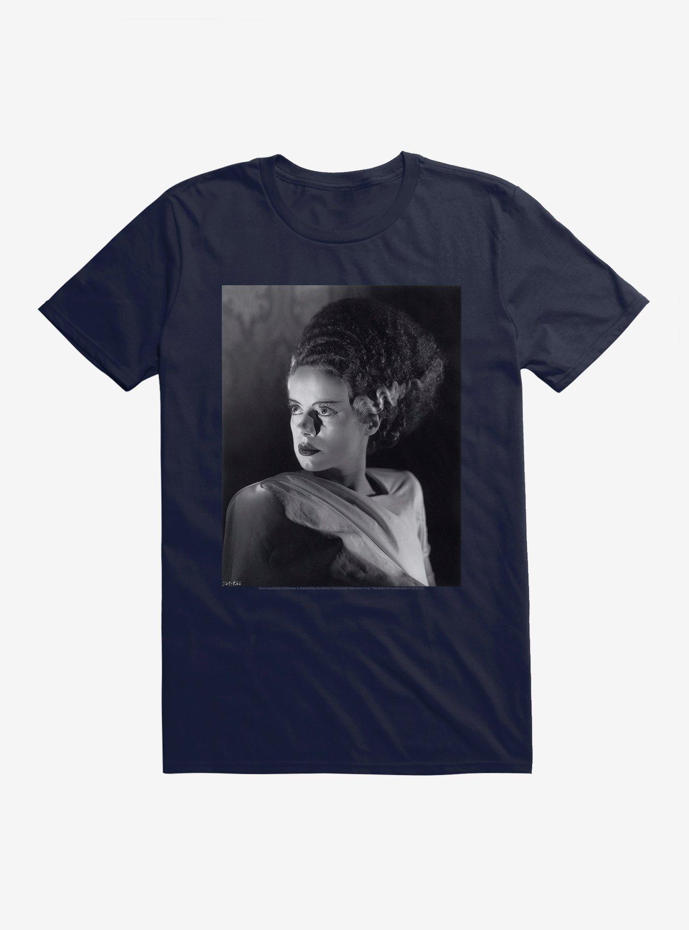 Universal Monsters Bride Of Frankenstein Surprise Look T-Shirt, NAVY, hi-res