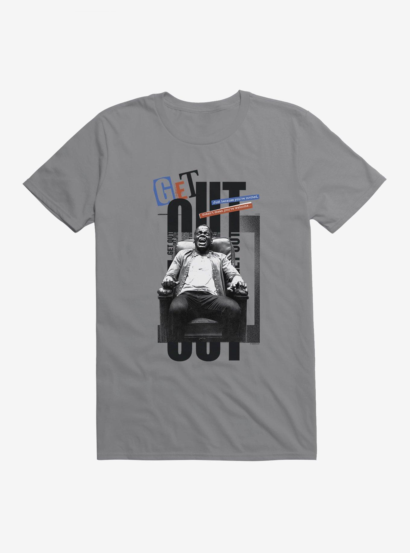 Get Out Just Because T-Shirt, STORM GREY, hi-res