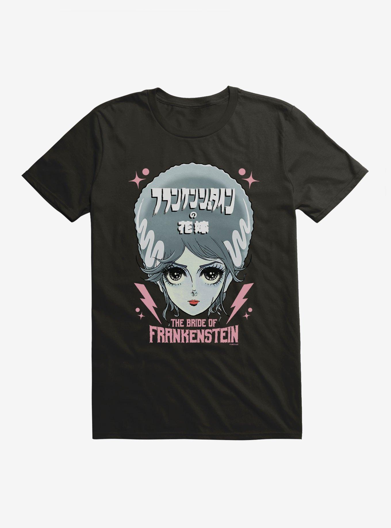 Universal Anime Monsters The Bride Of Frankenstein Portrait T-Shirt, , hi-res