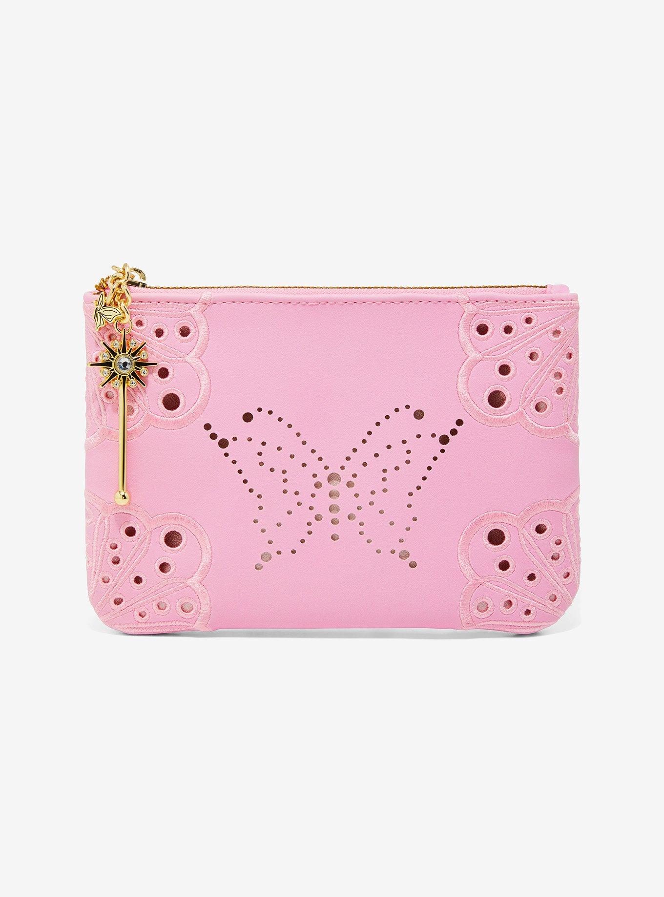 Her Universe Wicked Glinda Pink Butterfly Zipper Wallet, , hi-res