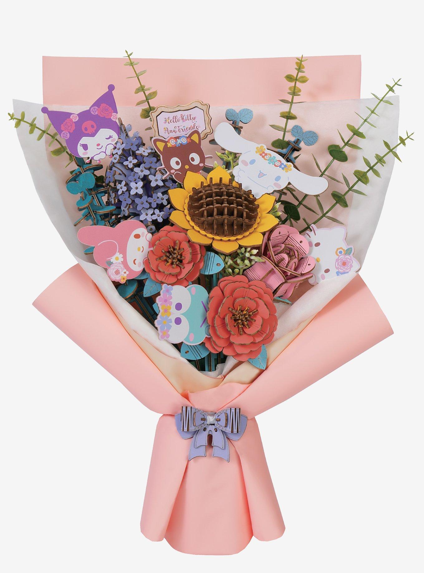 Hello Kitty And Friends Flower Bouquet 3D Puzzle, , hi-res