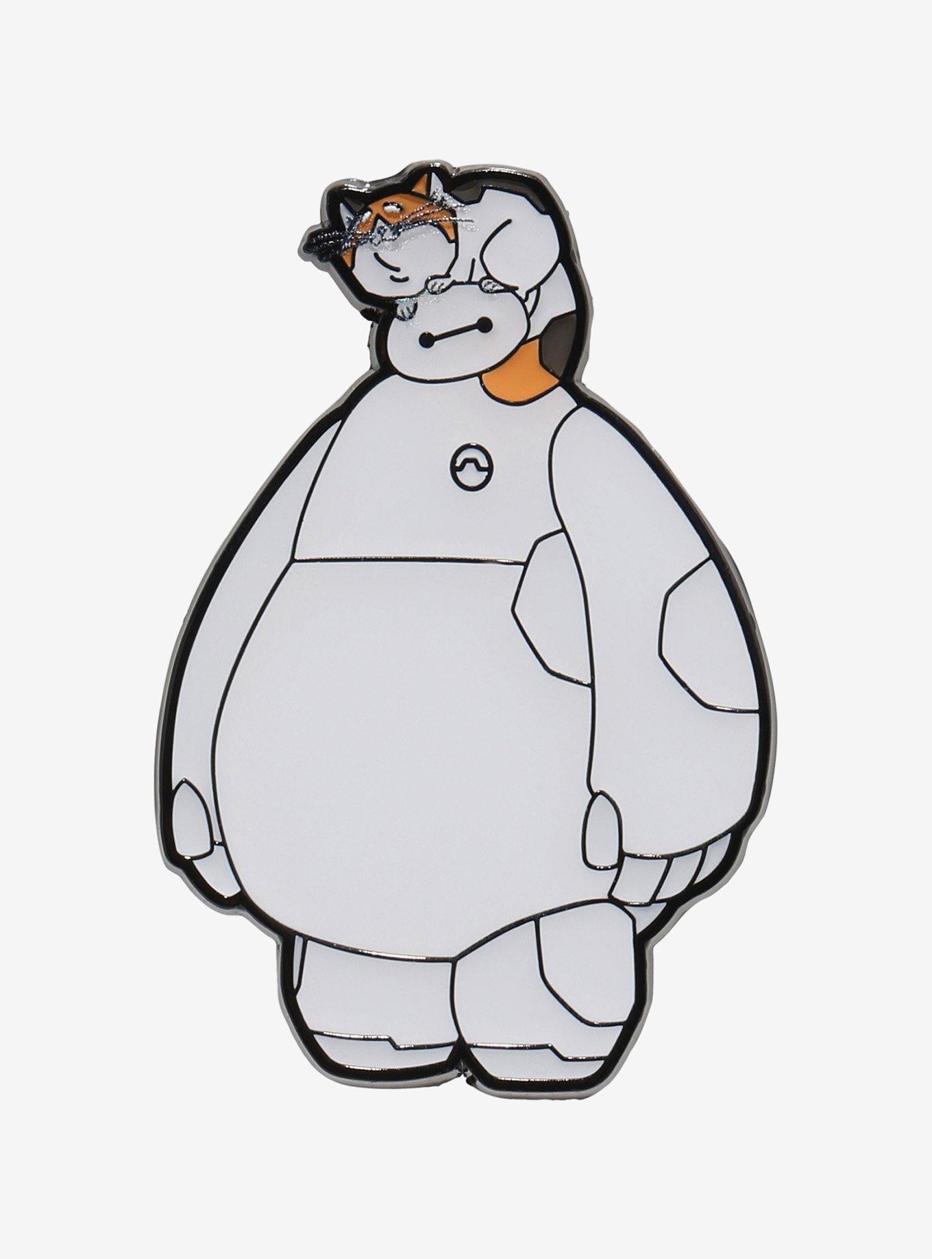 Loungefly Disney Big Hero 6 Baymax & Mochi Enamel Pin, , hi-res