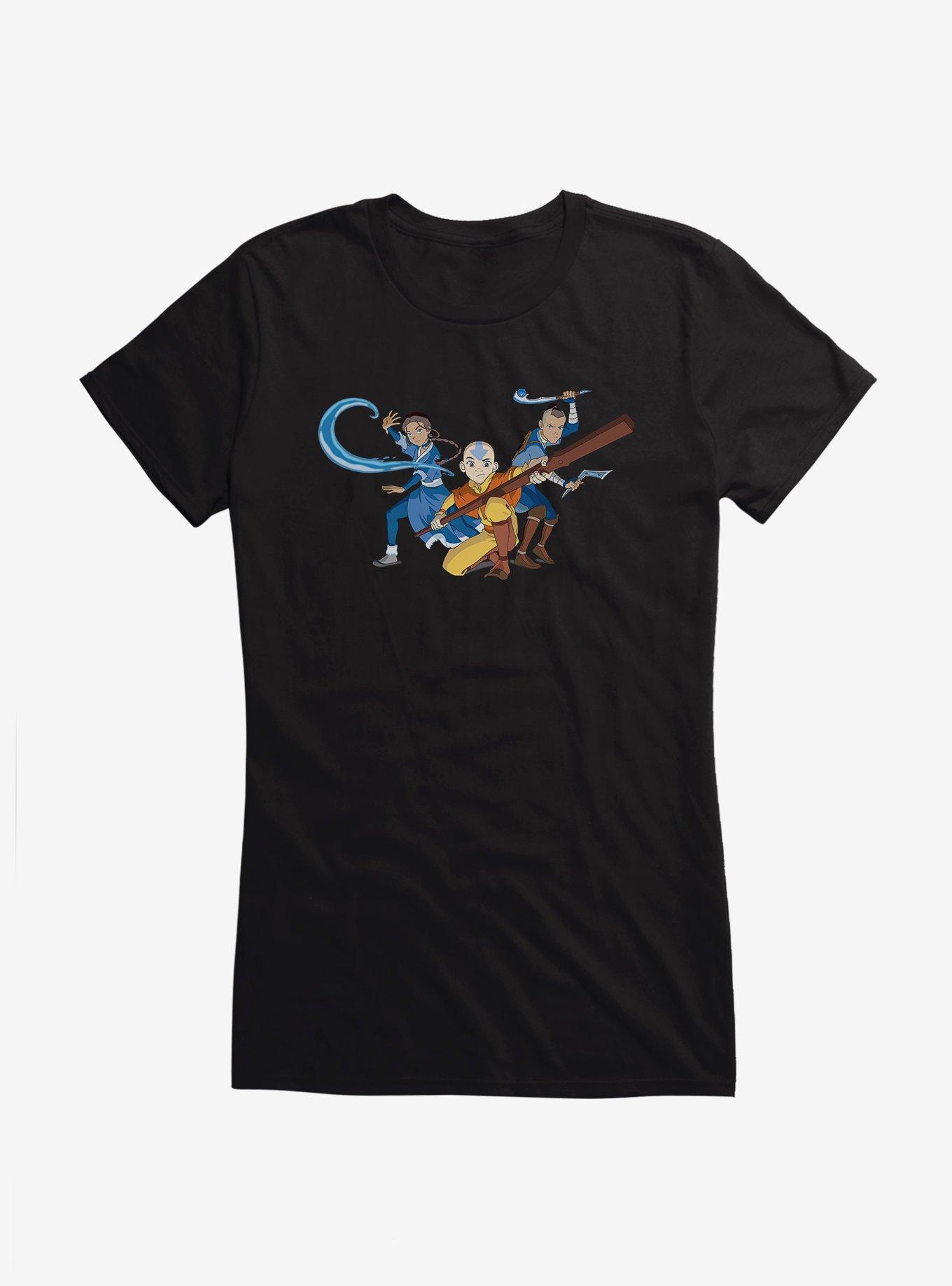 Avatar: The Last Airbender Attack Girls T-Shirt, BLACK, hi-res
