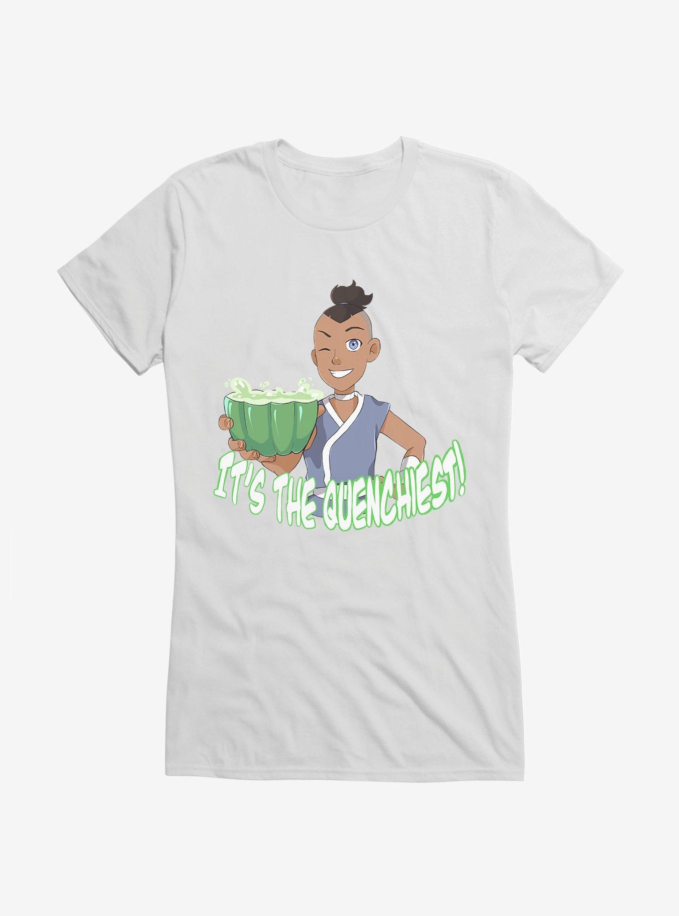Avatar: The Last Airbender Sokka's Quenchiest Cactus Juice Girls T-Shirt, WHITE, hi-res