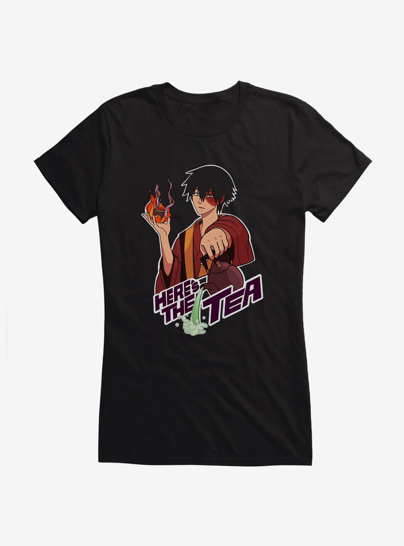 Avatar: The Last Airbender Zuko Here's The Tea Girls T-Shirt, , hi-res