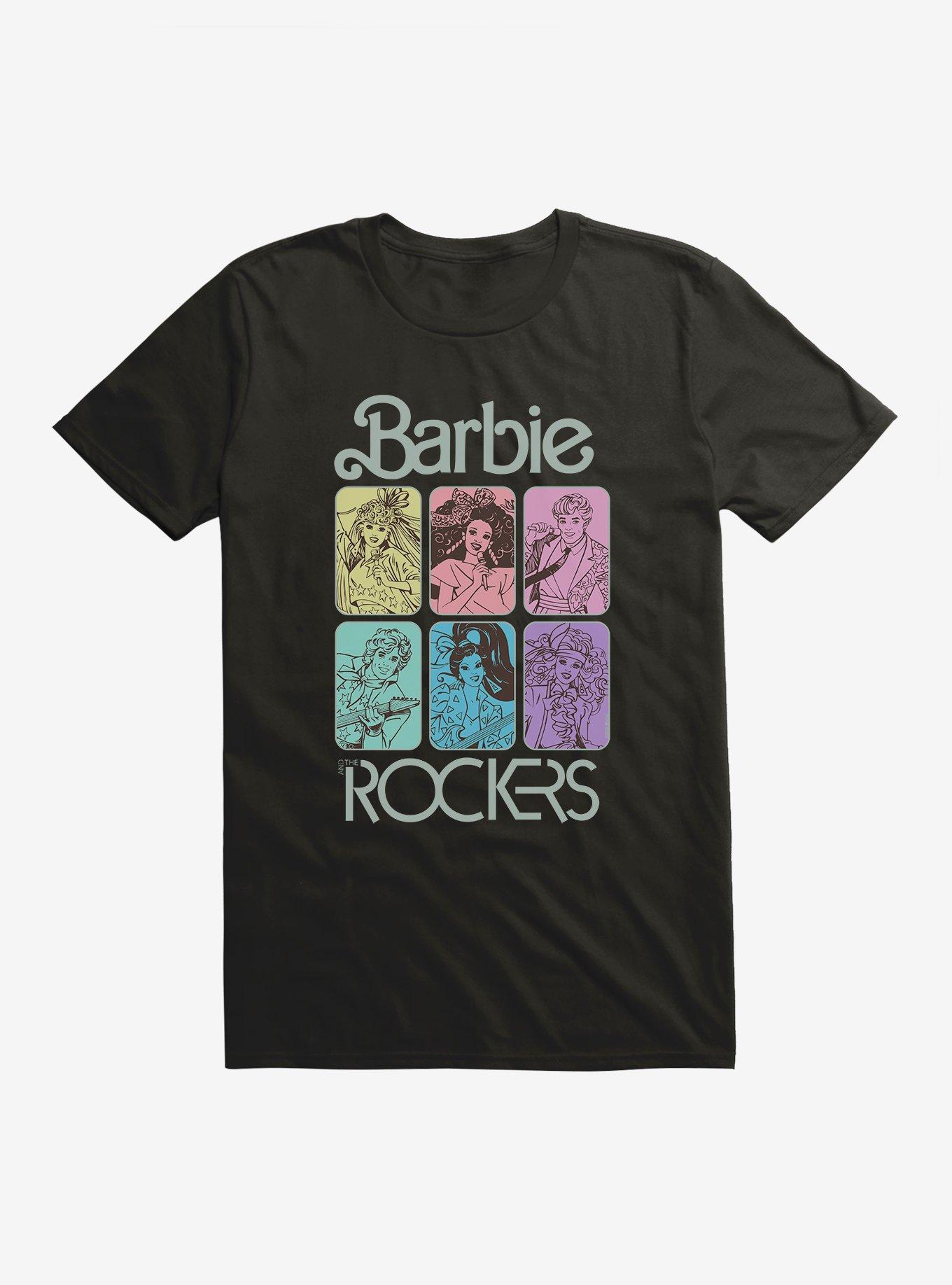 Barbie And The Rockers Group T-Shirt, BLACK, hi-res