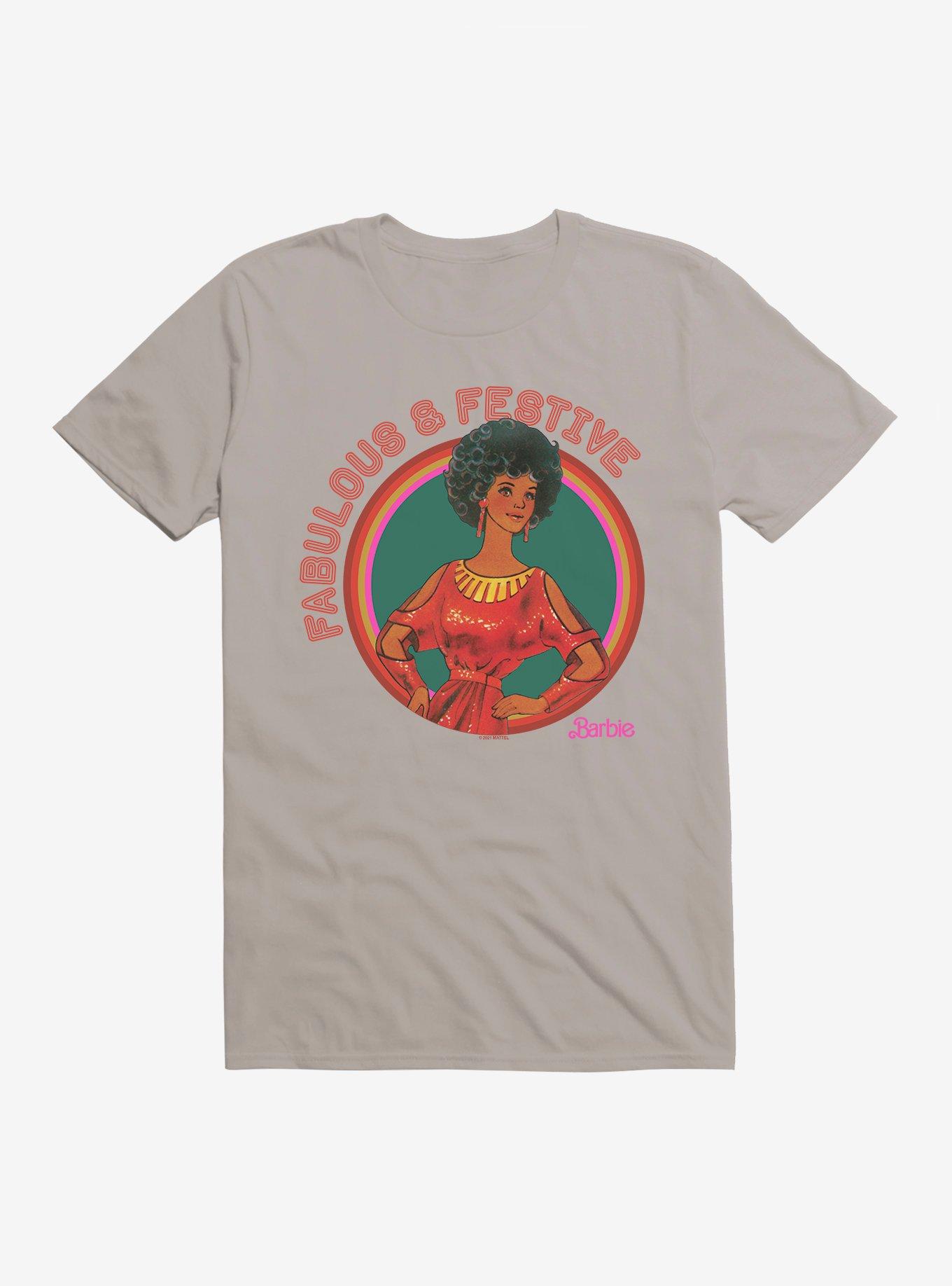 Barbie Holiday Fab And Festive T-Shirt, LIGHT GREY, hi-res