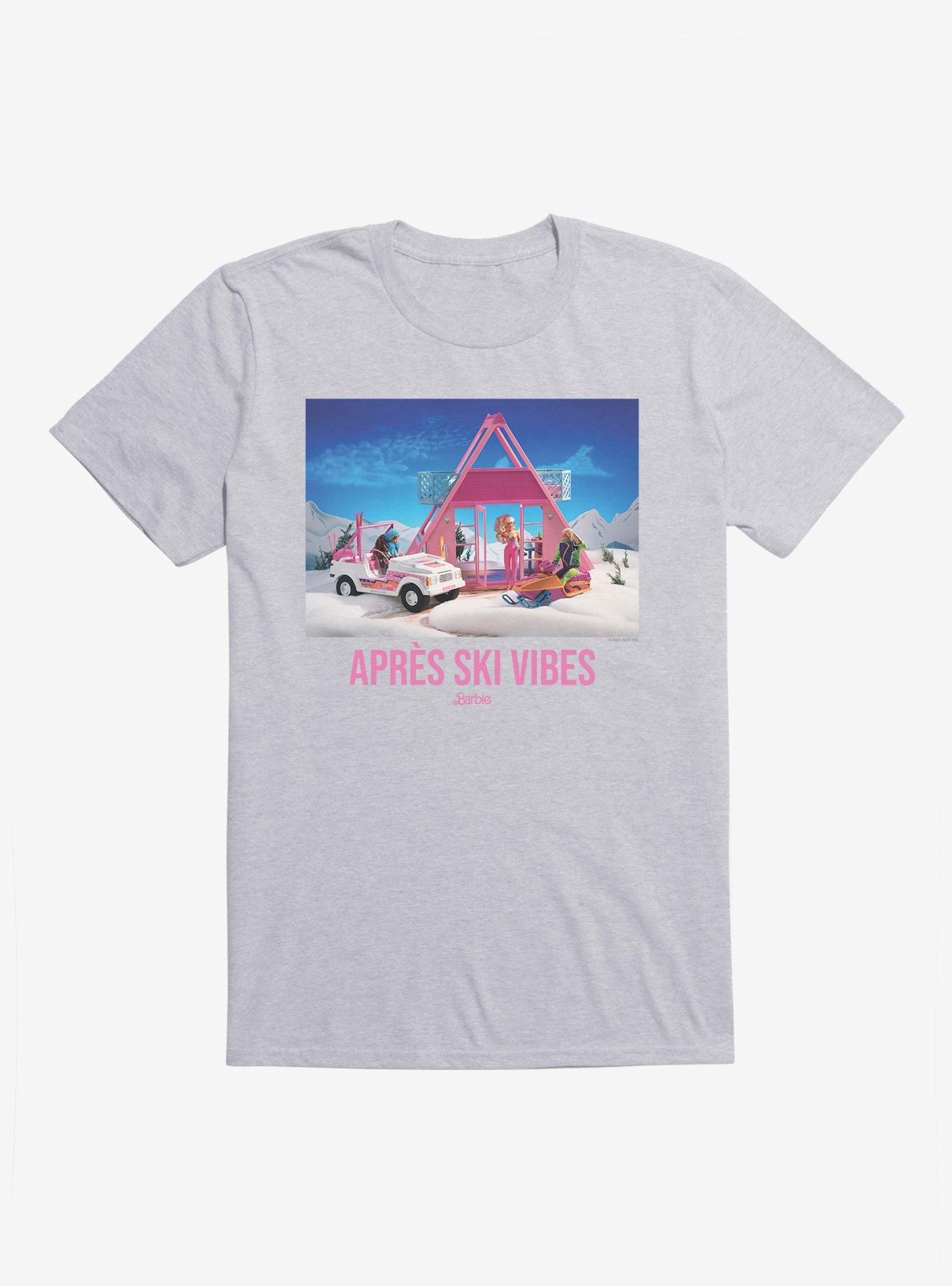 Barbie Holiday Ski Vibes T-Shirt, HEATHER GREY, hi-res