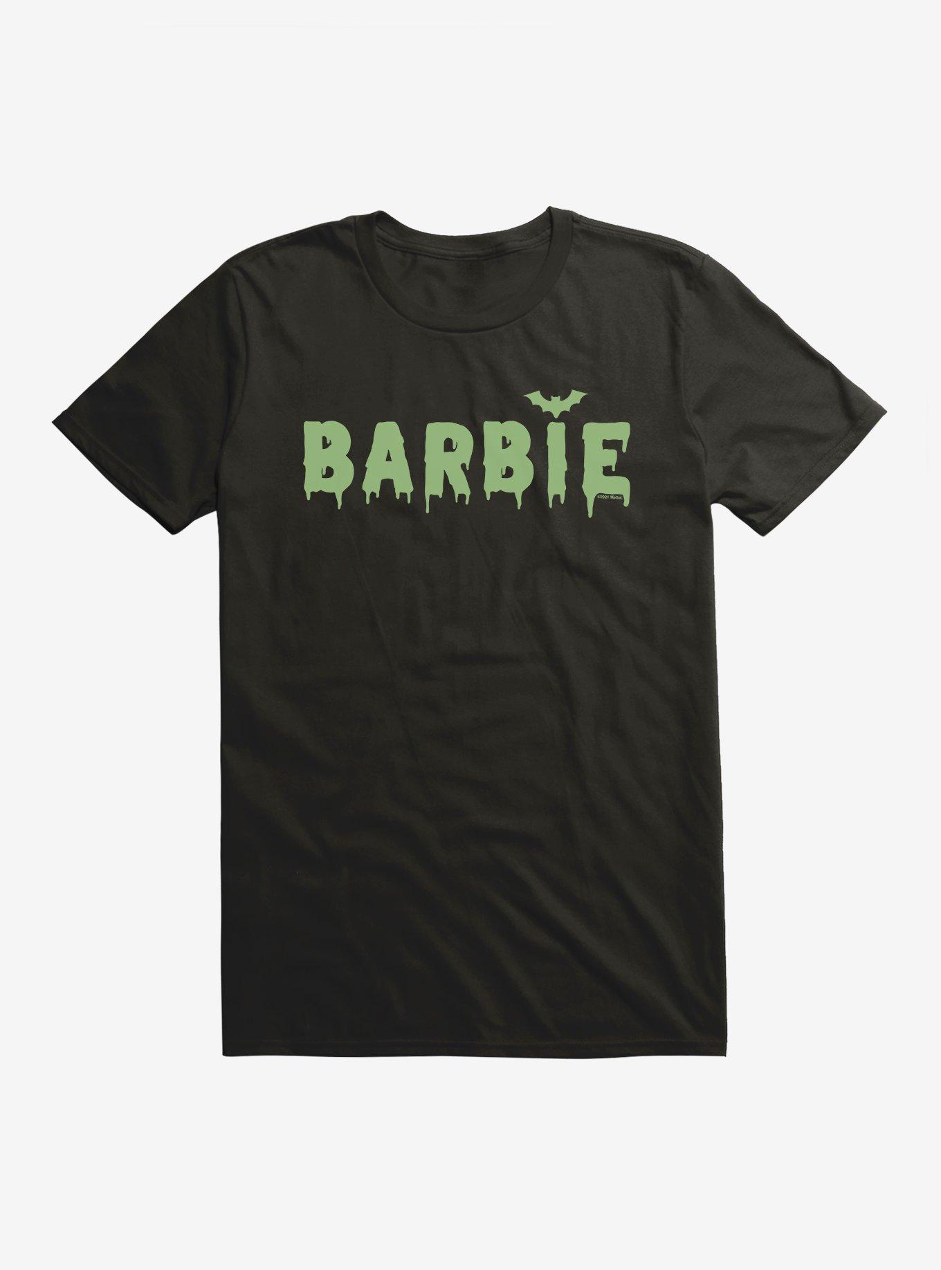 Barbie Halloween Drip Bat Logo T-Shirt, BLACK, hi-res