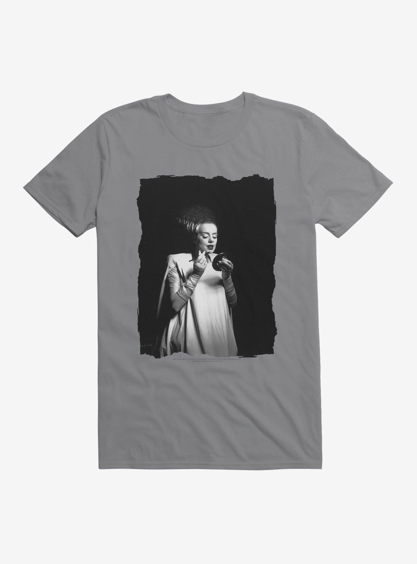 Universal Monsters Bride Of Frankenstein Make Up T-Shirt, STORM GREY, hi-res