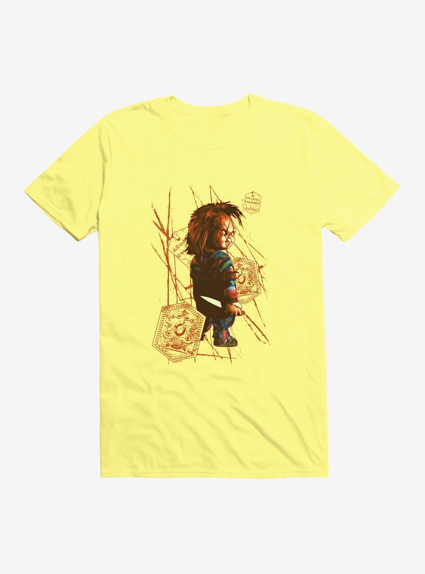 Chucky Deadly Doll Slashes T-Shirt, CORN SILK, hi-res