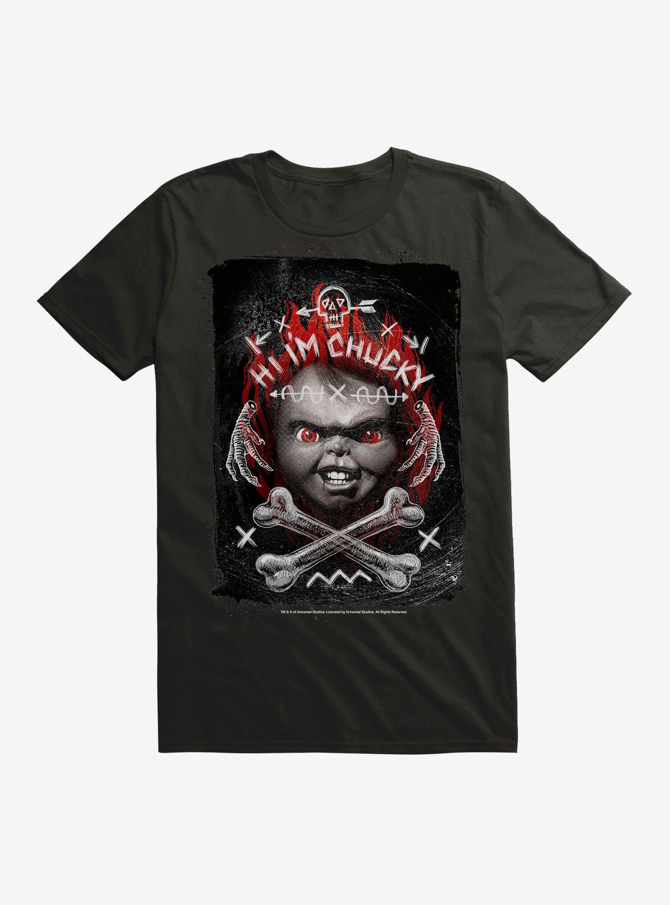 Chucky Hi I'm Chucky T-Shirt, BLACK, hi-res