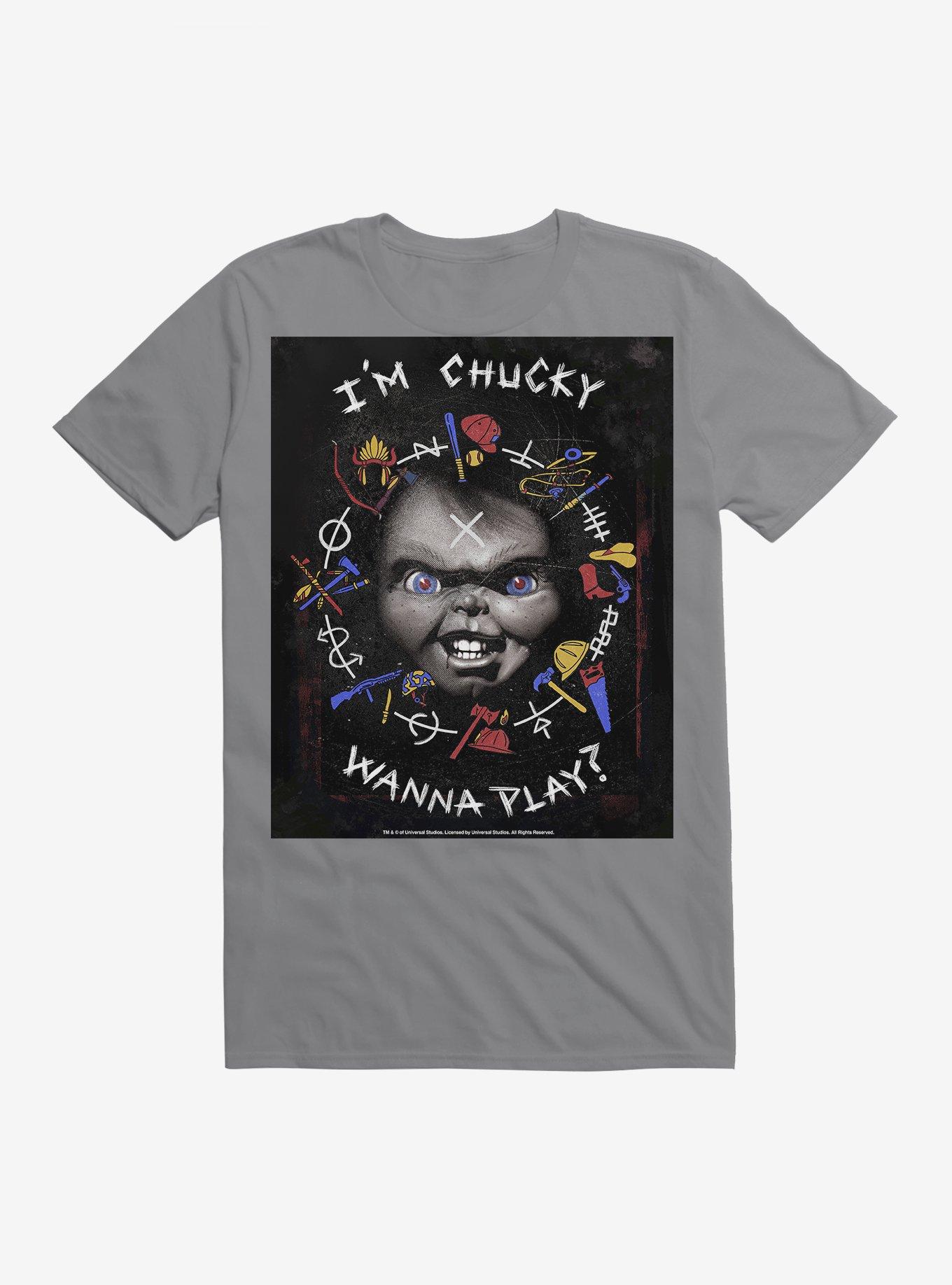 Chucky I'm Chucky Wanna Play T-Shirt, , hi-res